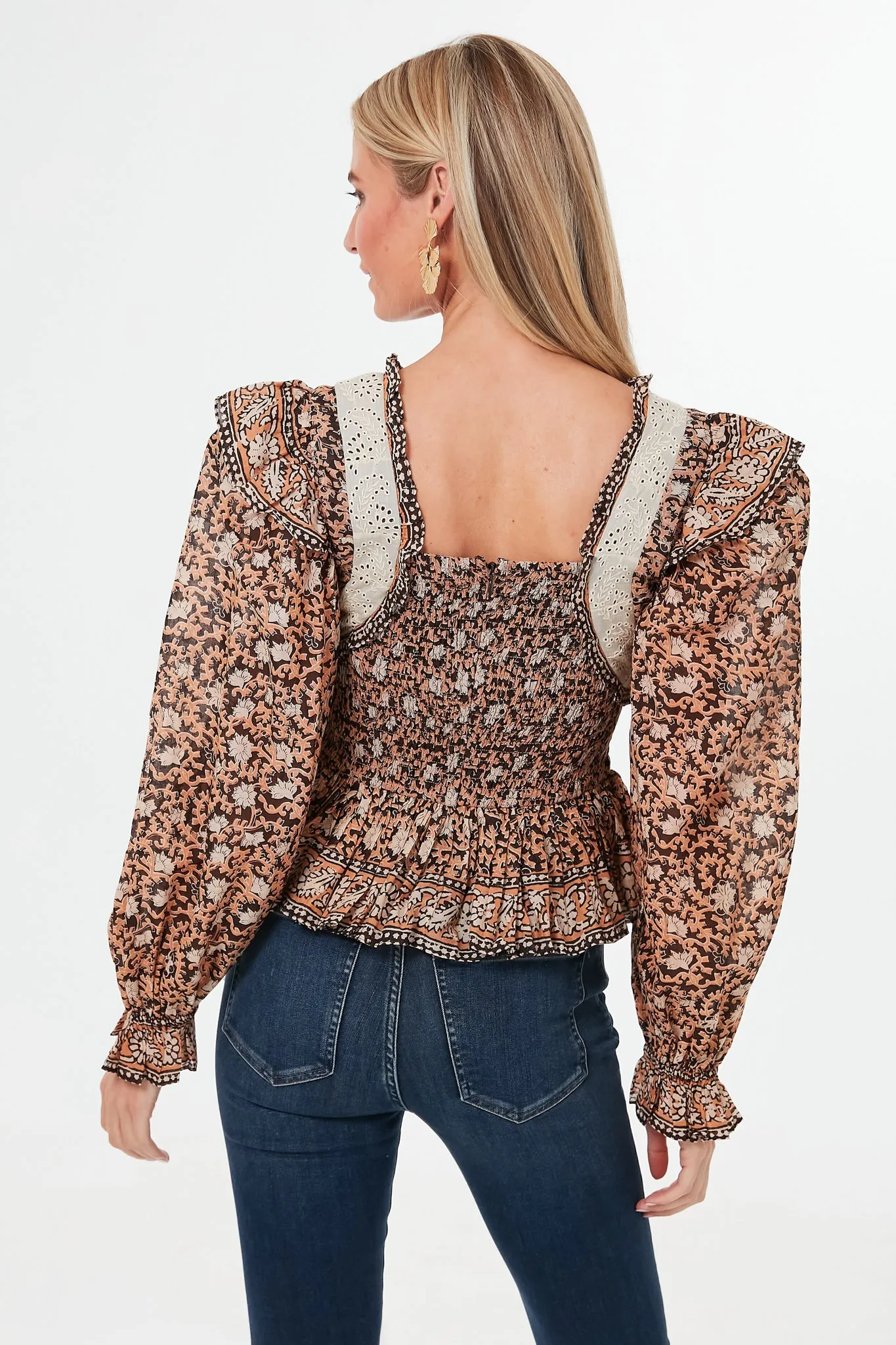 Irina Pleating Long Sleeve Top sold by Tuckernuck product image thumbnail 4