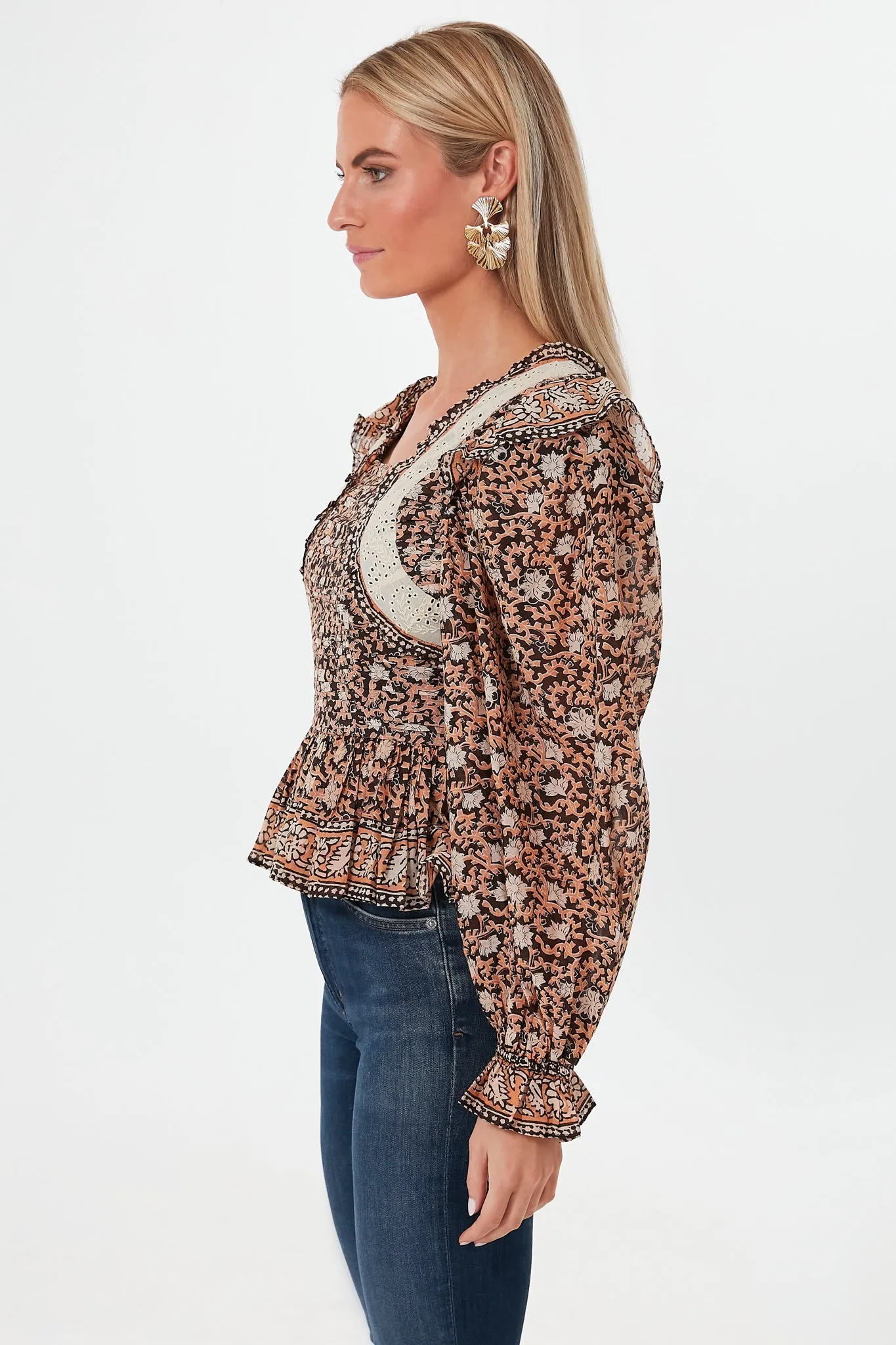 Irina Pleating Long Sleeve Top sold by Tuckernuck product image thumbnail 3