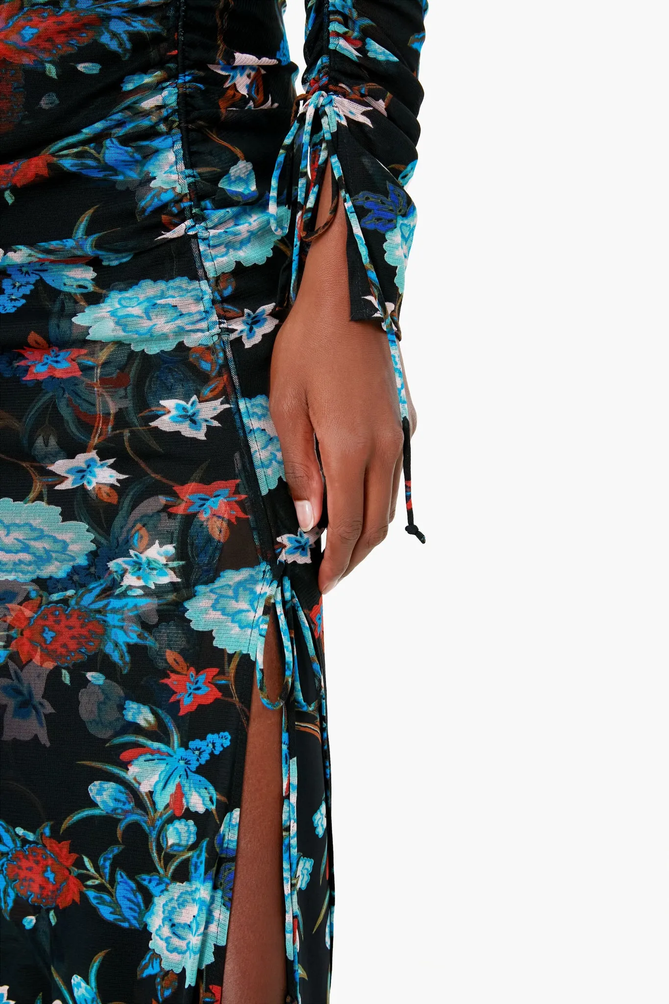 October Floral Medium Black Corinne Dress sold by Tuckernuck product image thumbnail 5