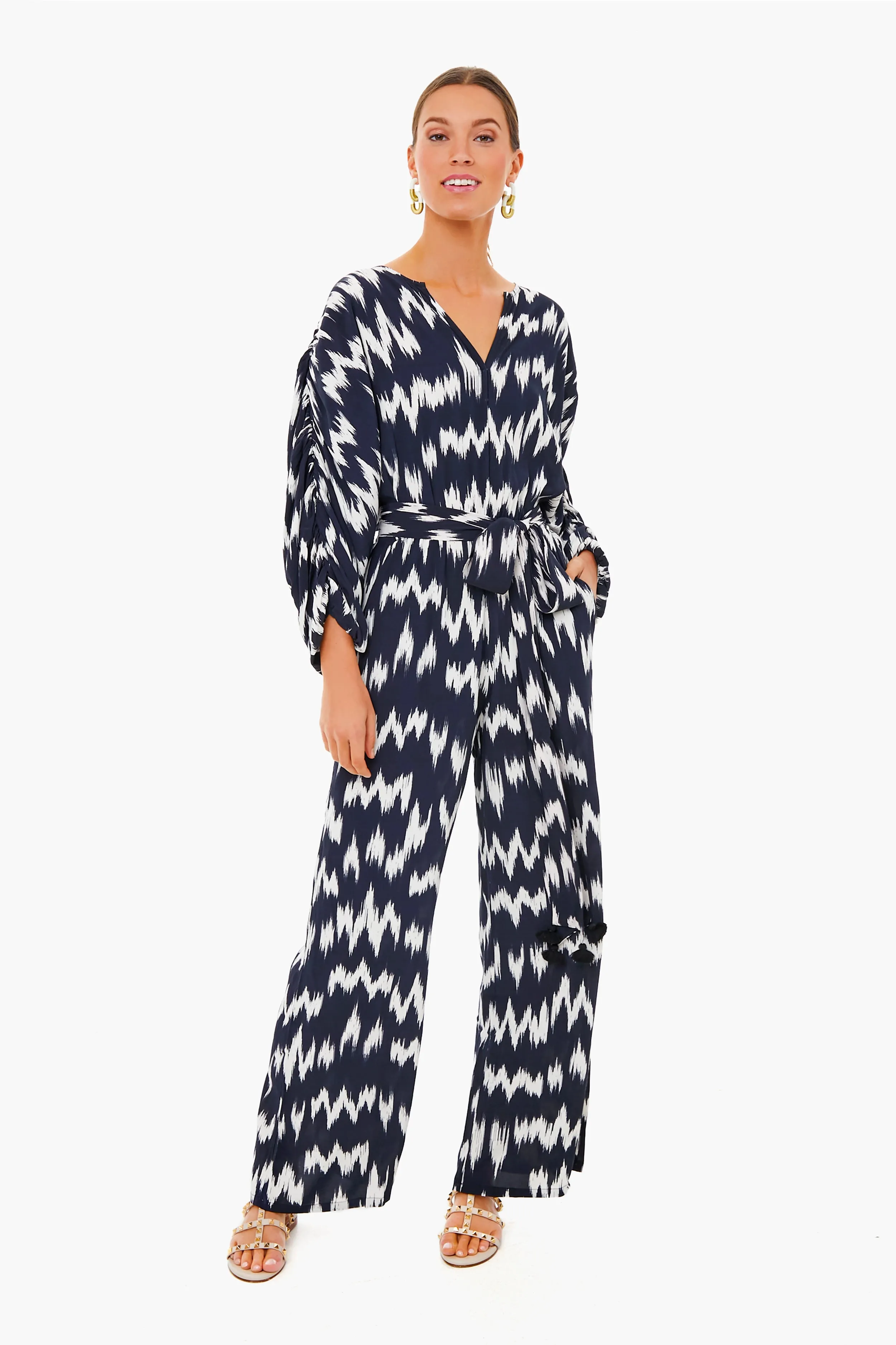 Ikat Lillian Jumpsuit sold by Tuckernuck
