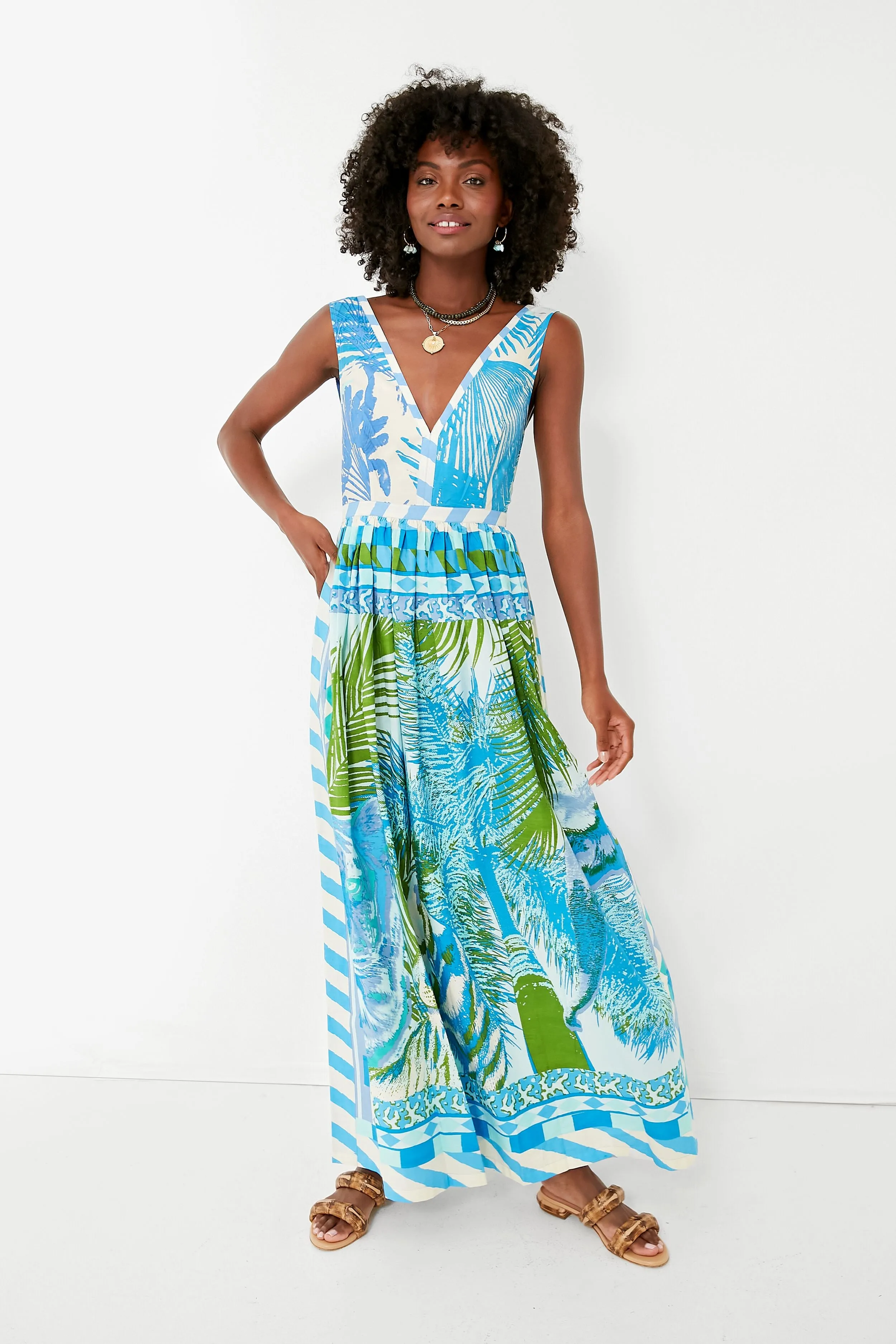 Blue Sophie Wildlife Dress sold by Tuckernuck product image thumbnail 2