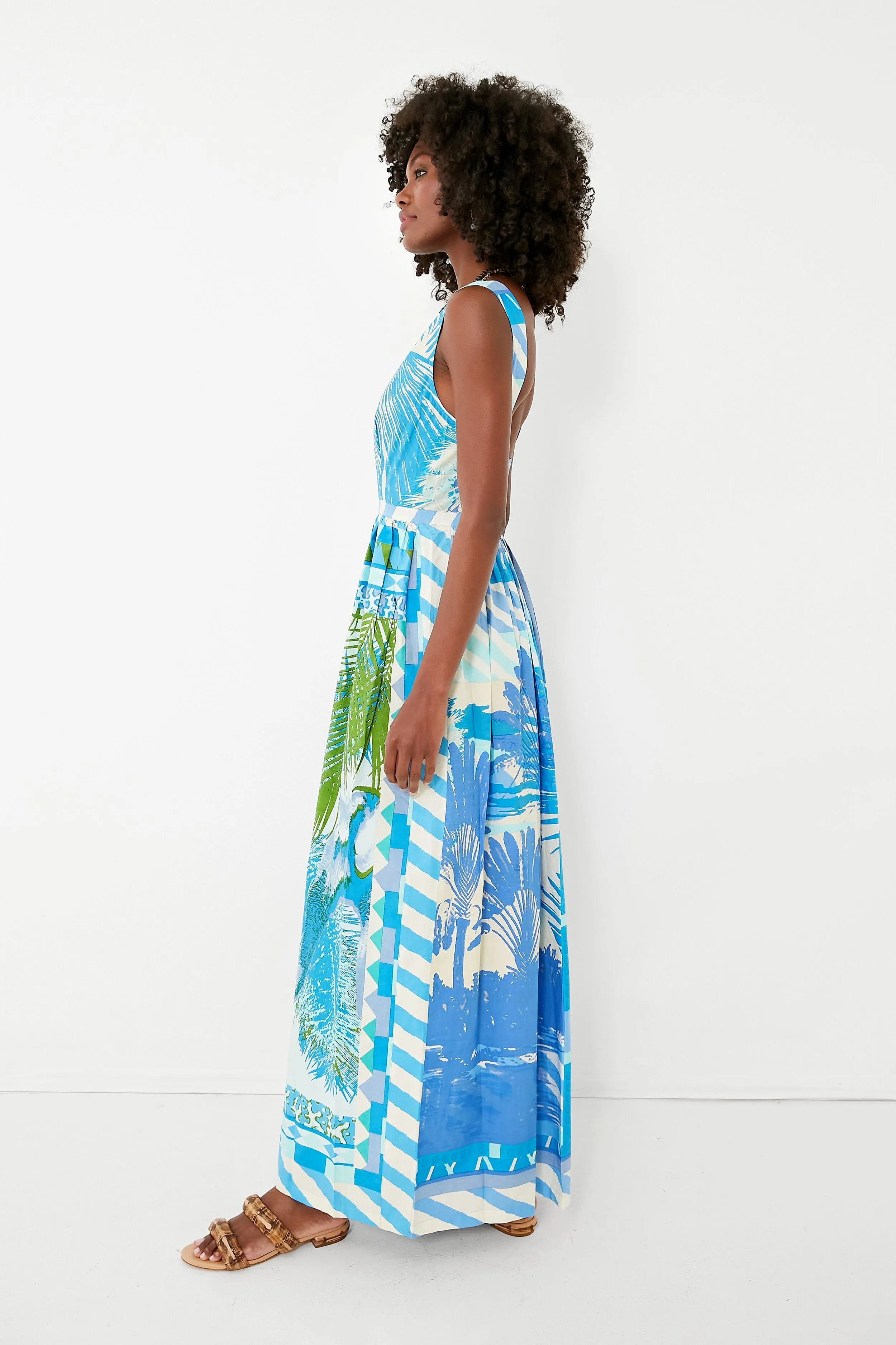 Blue Sophie Wildlife Dress sold by Tuckernuck product image thumbnail 3