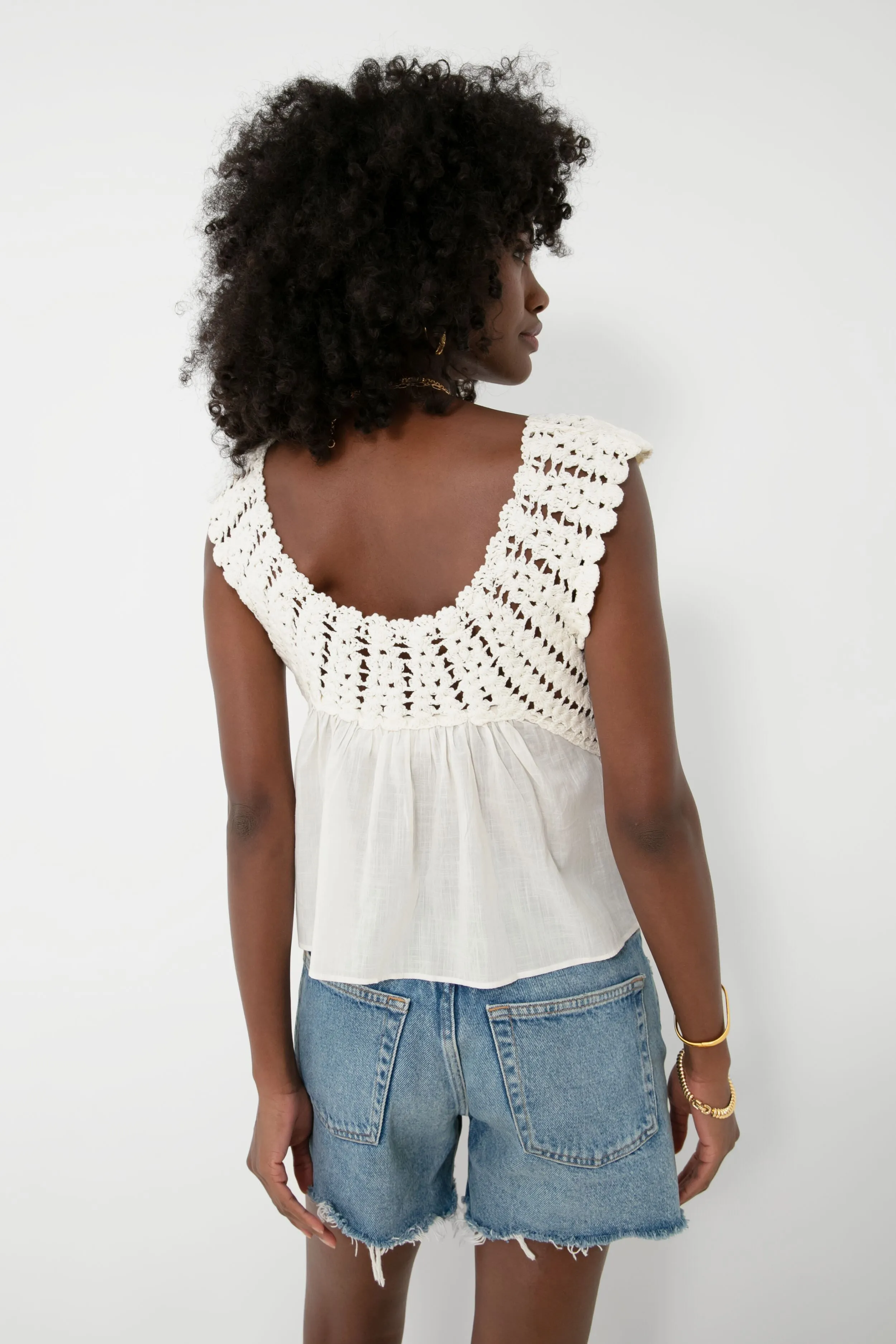 Cream The Soleil Top sold by Tuckernuck product image thumbnail 4