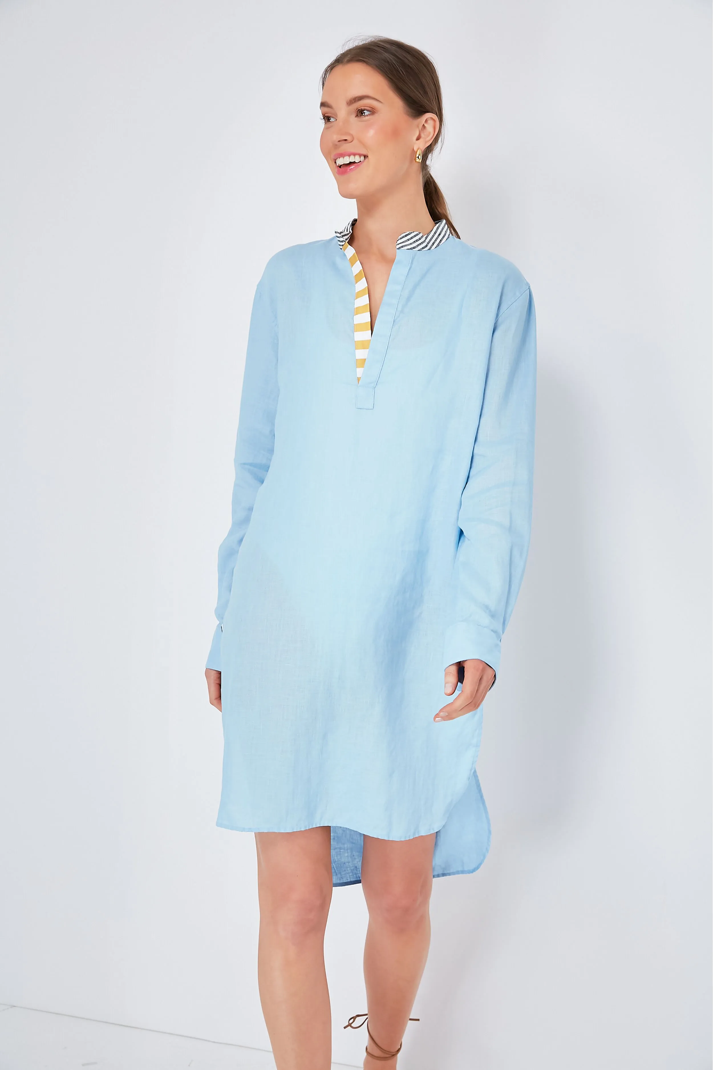 Sky Blue Classic Tunic sold by Tuckernuck