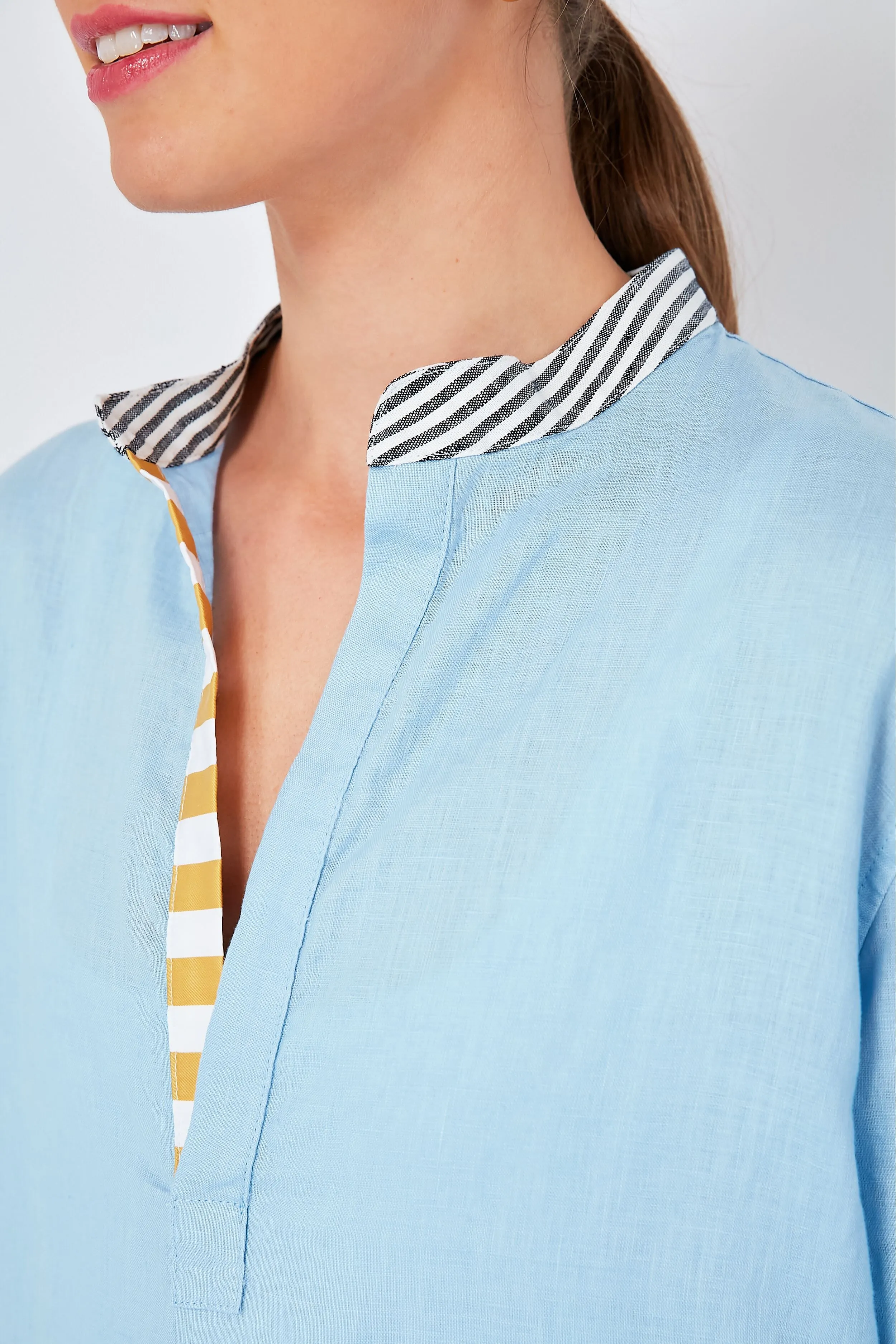 Sky Blue Classic Tunic sold by Tuckernuck product image thumbnail 5