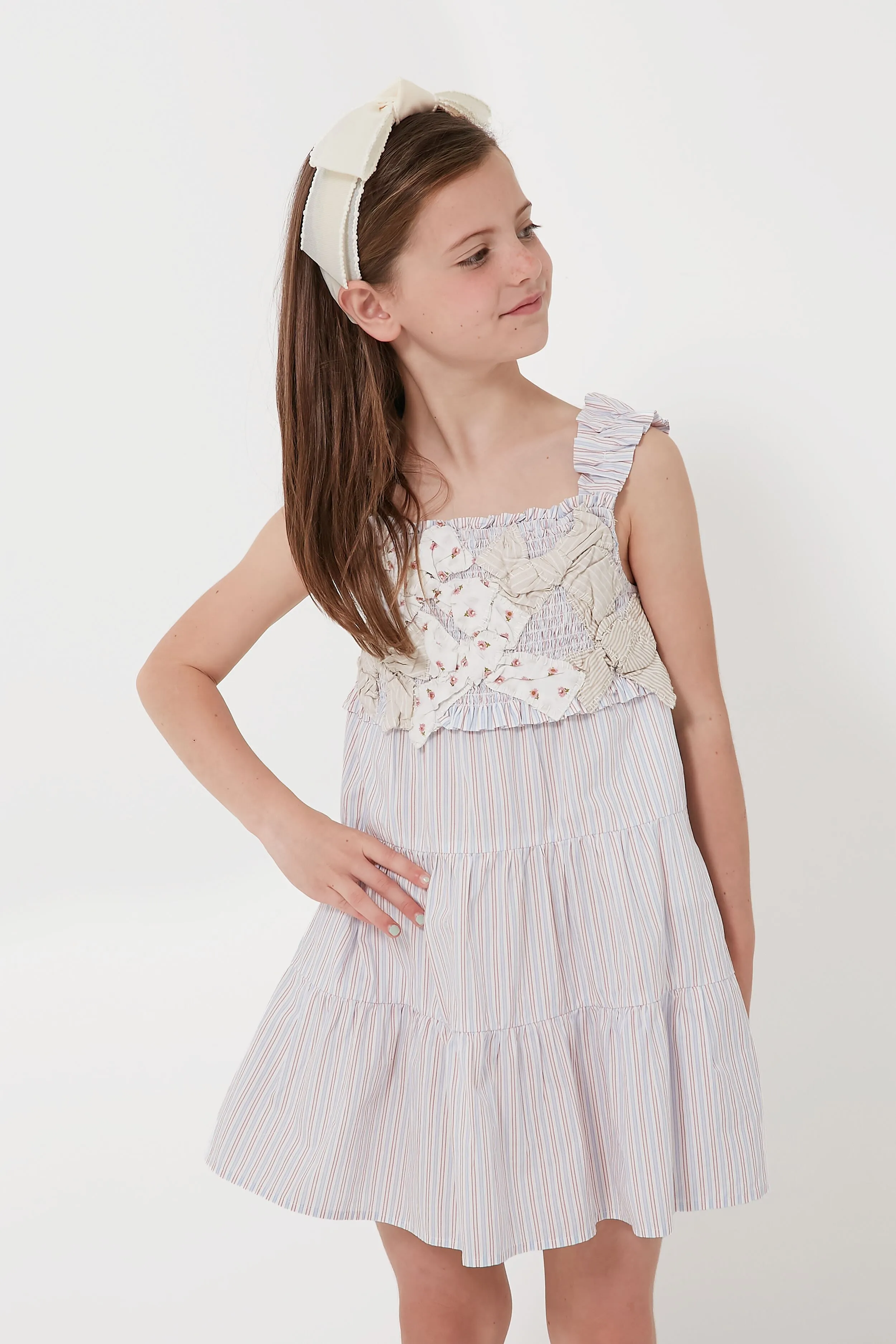 Bonnie Bowtie Sleeveless Dress sold by Tuckernuck