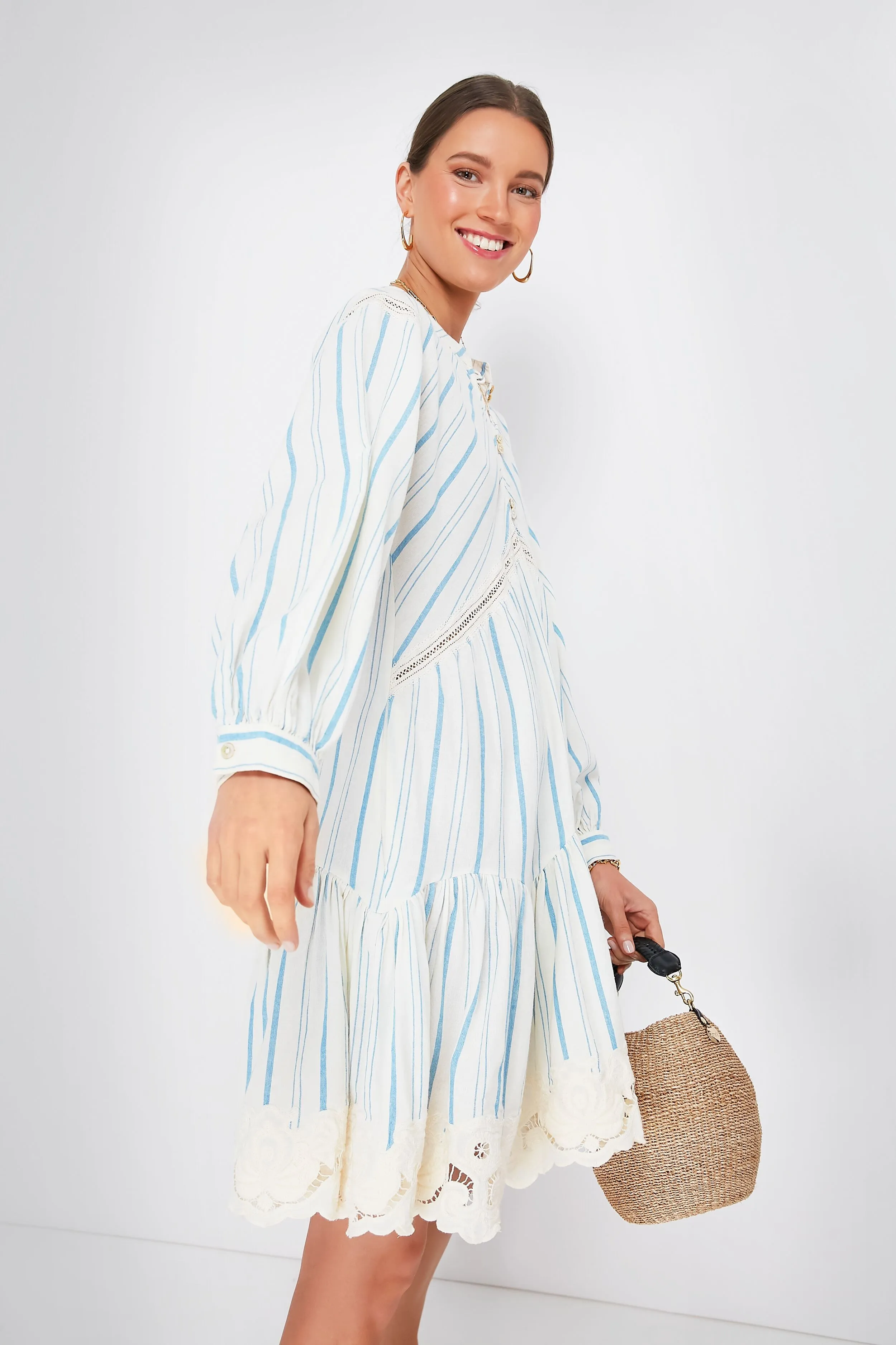 Brady Stripe Long Sleeve Dress sold by Tuckernuck product image thumbnail 5