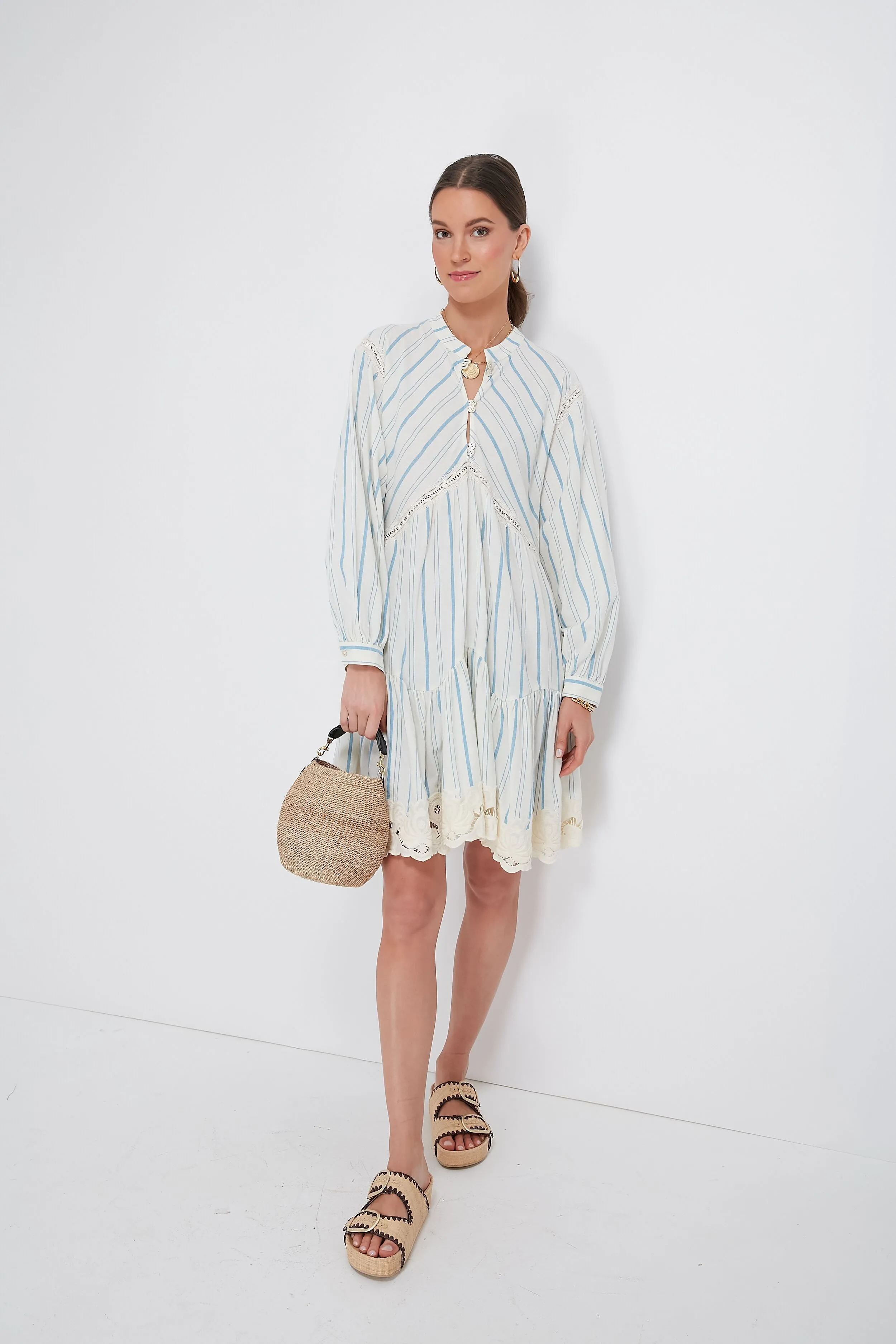 Brady Stripe Long Sleeve Dress sold by Tuckernuck
