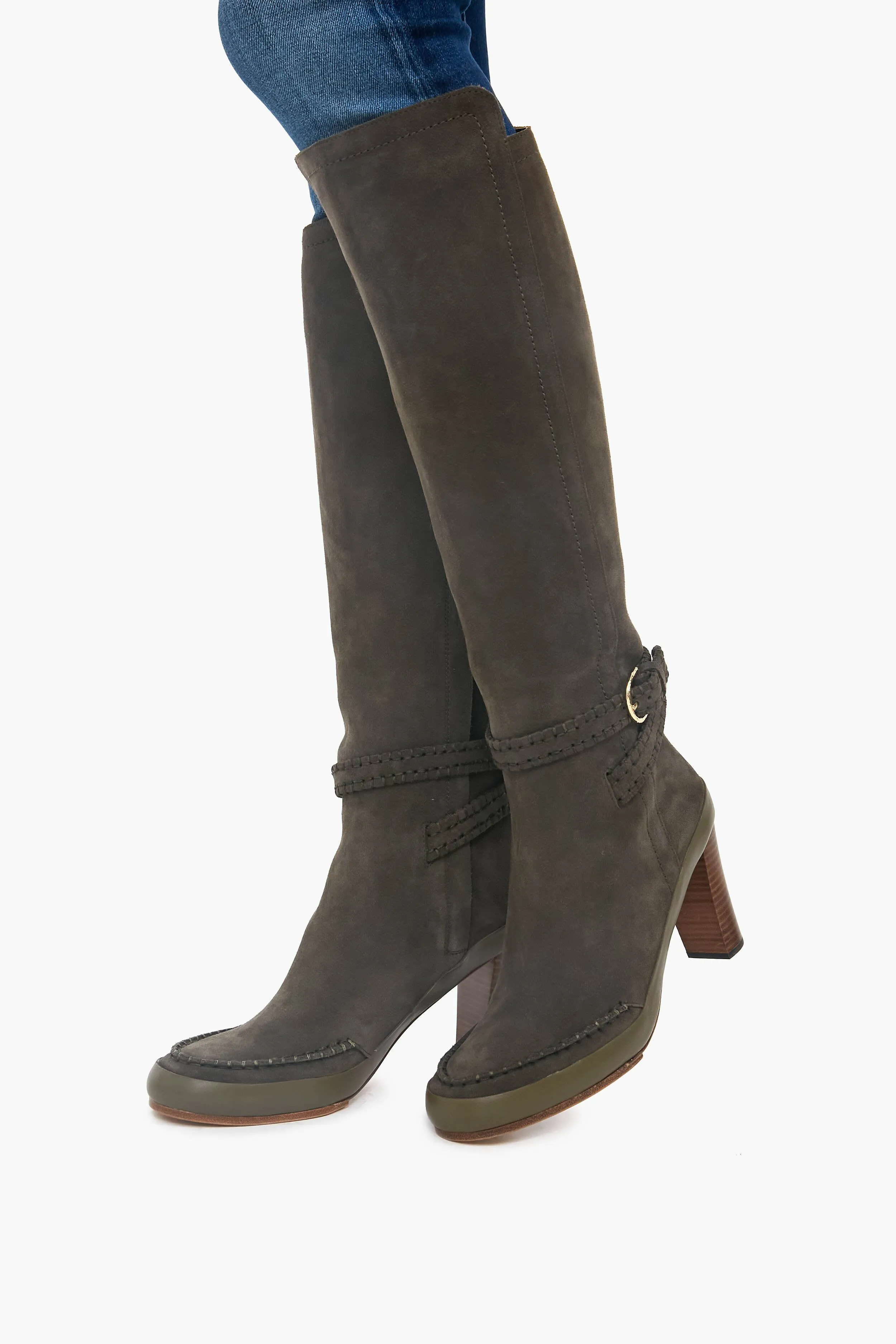 Beech Suede Adler Buckle Boots sold by Tuckernuck product image thumbnail 2
