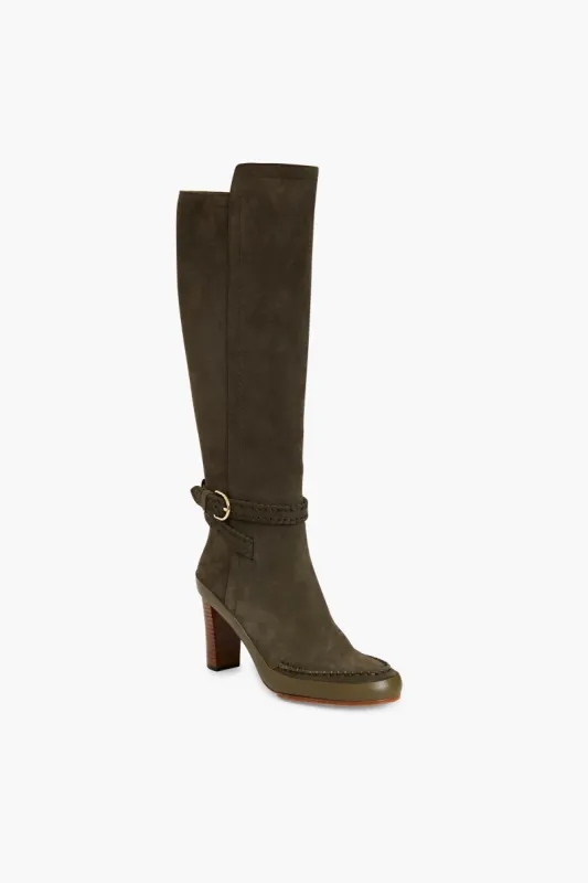 Beech Suede Adler Buckle Boots made by Ulla Johnson