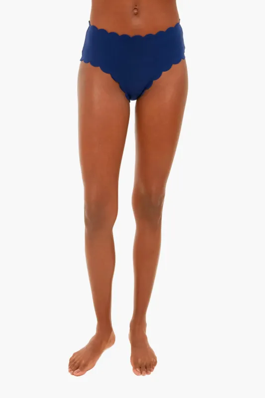 Deep Bay Scallop Textured Bikini Bottom sold by Tuckernuck