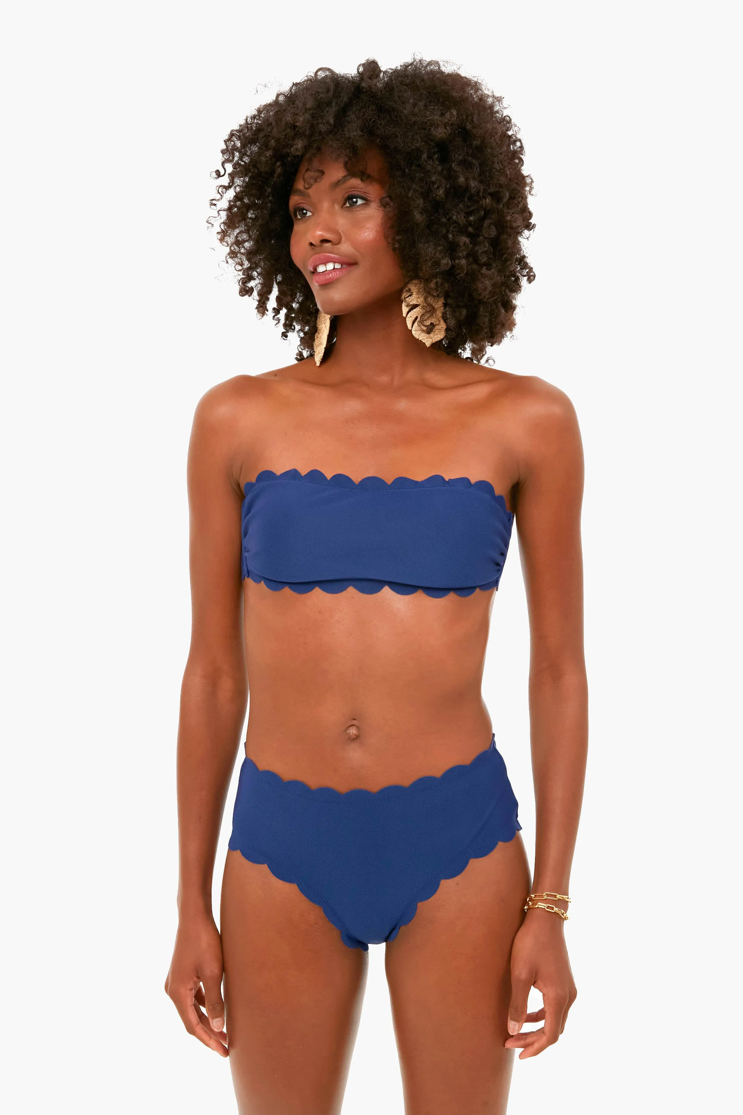 Deep Bay Scallop Textured Bikini Bottom sold by Tuckernuck product image thumbnail 2
