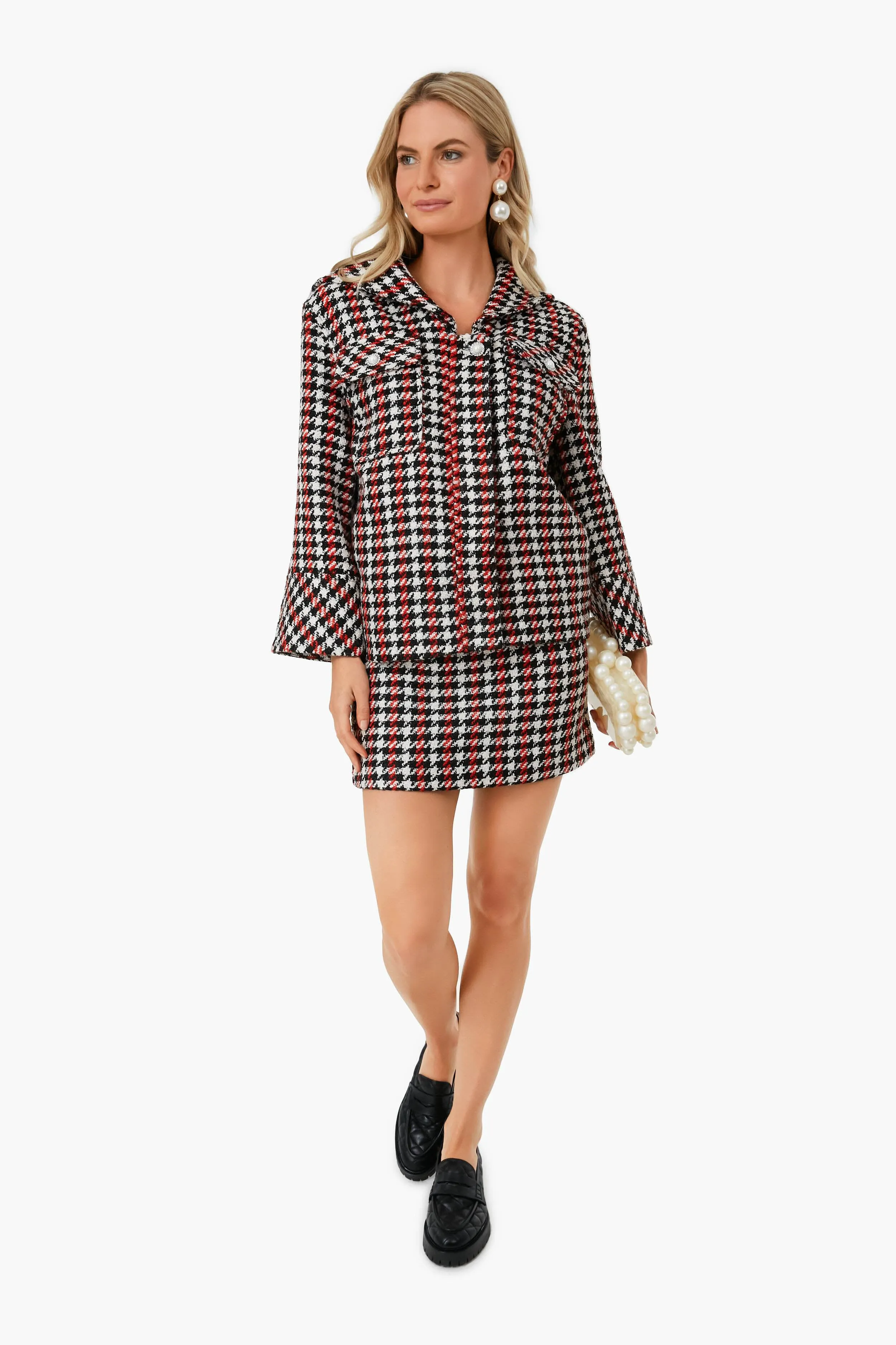 Red Check Shanna Skirt sold by Tuckernuck product image thumbnail 2