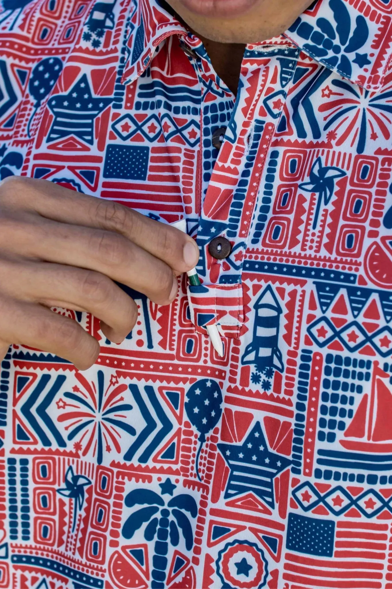 The American Boy Golf Shirt sold by Tuckernuck product image thumbnail 2