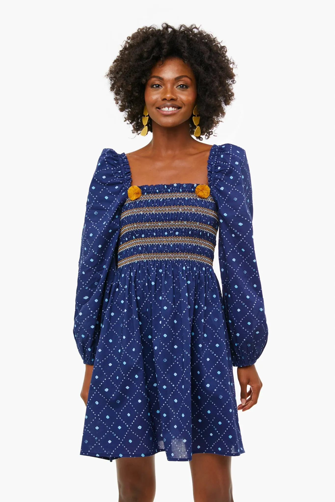 Kizzy Navy Peony Dress sold by Tuckernuck product image thumbnail 2