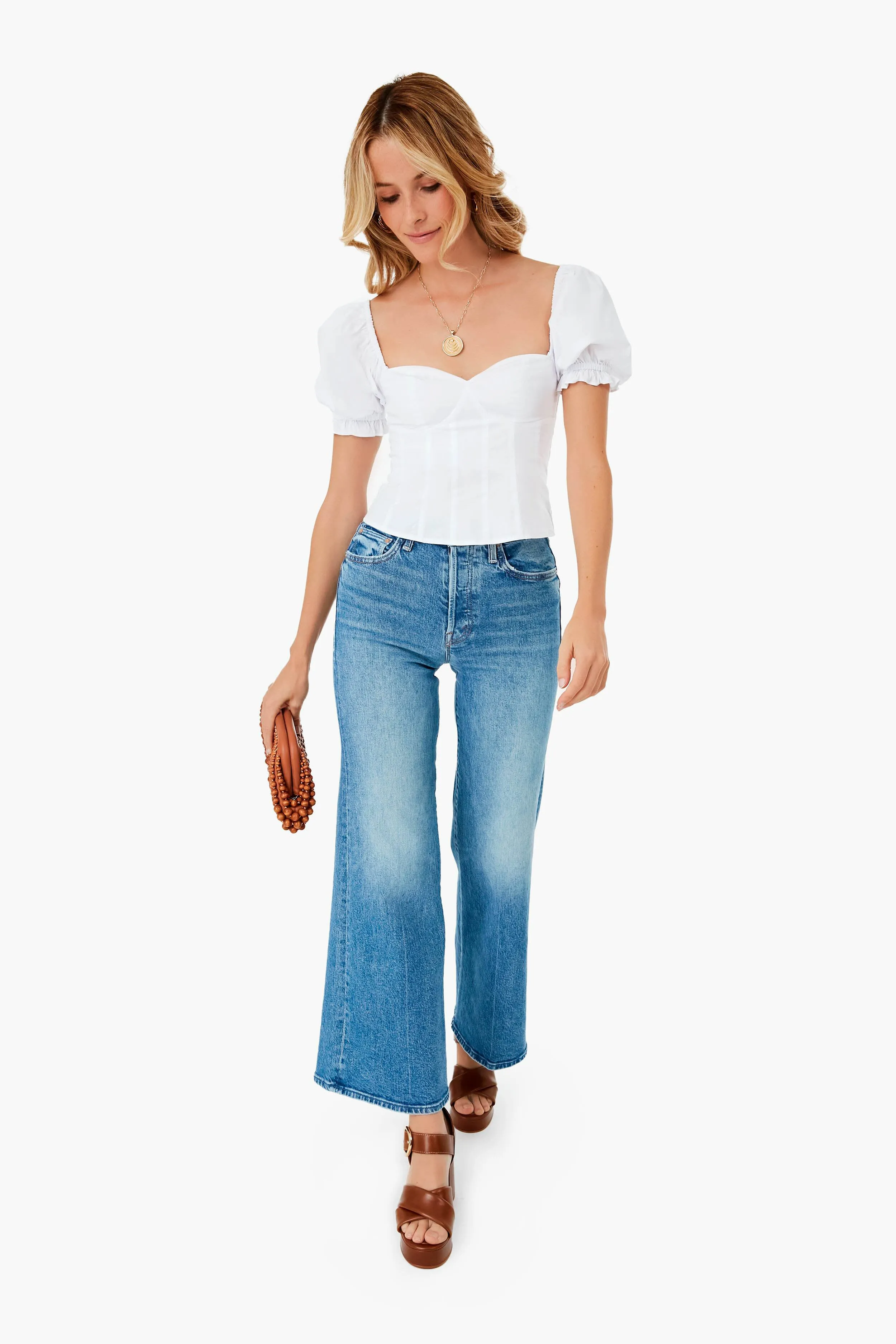 White Lina Top sold by Tuckernuck product image thumbnail 2