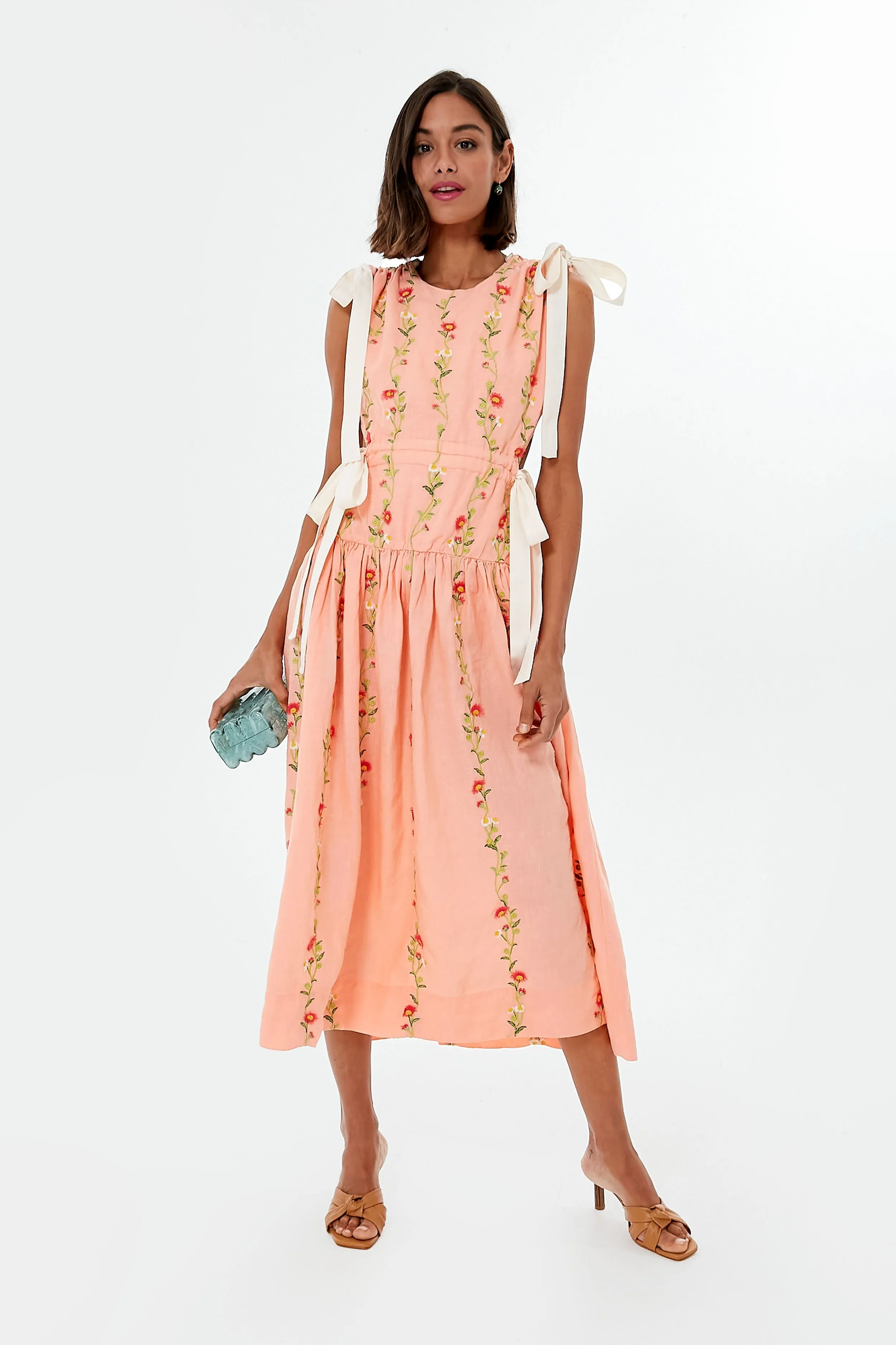 Remedios Guaguanco Linen Maxi Dress sold by Tuckernuck