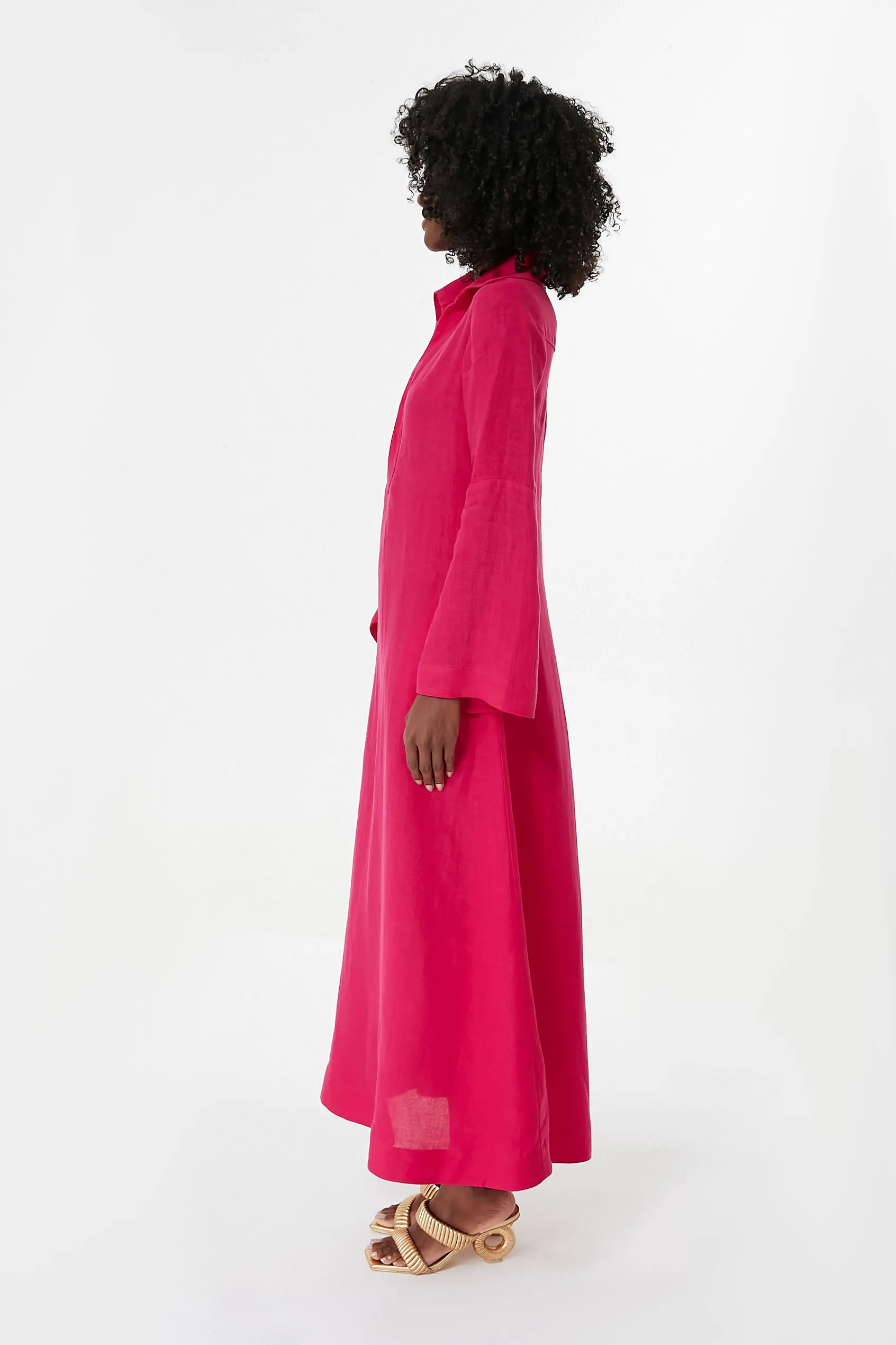 Magenta Veronica Dress sold by Tuckernuck product image thumbnail 3