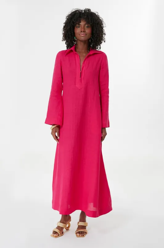 Magenta Veronica Dress sold by Tuckernuck