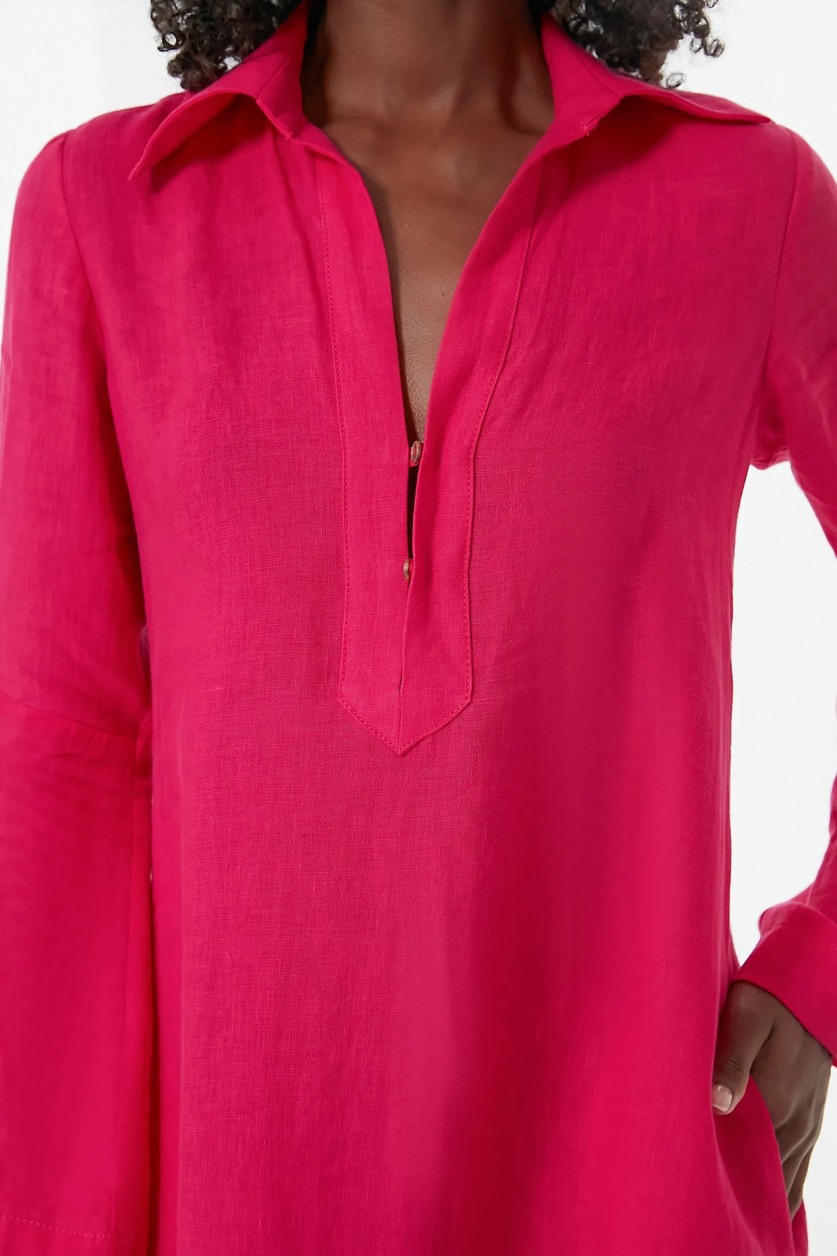 Magenta Veronica Dress sold by Tuckernuck product image thumbnail 5