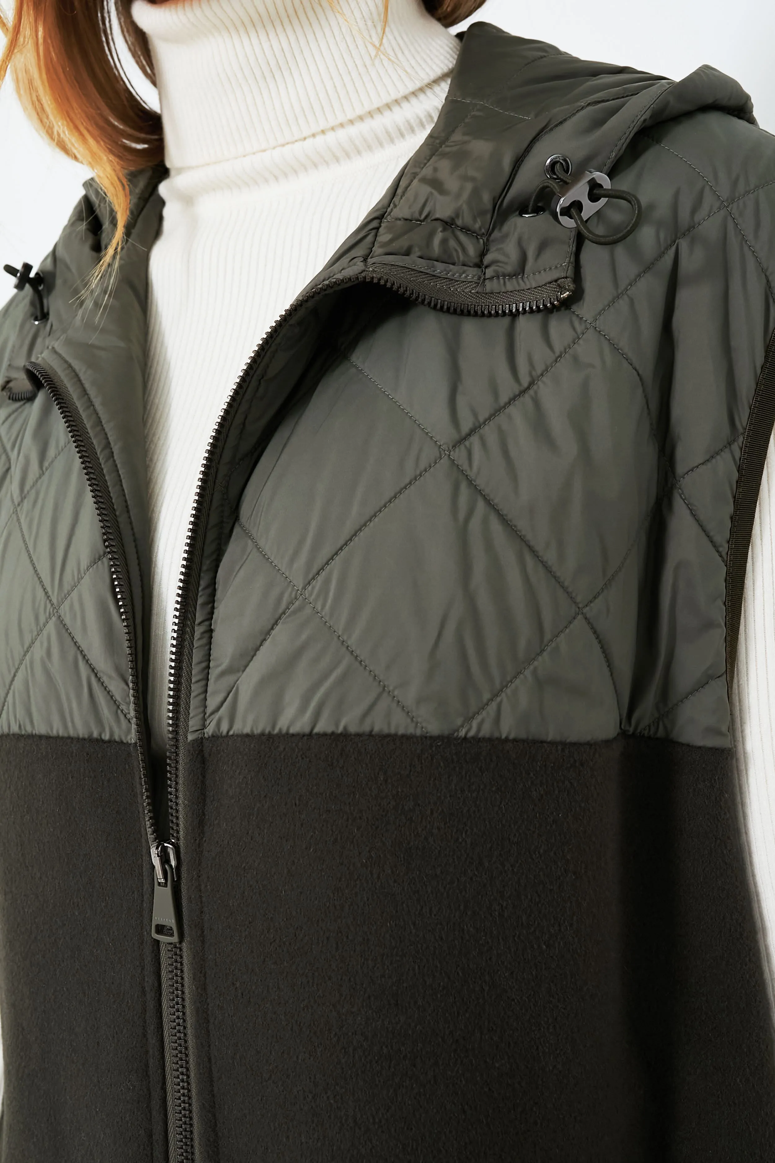 Kaki Quilted Nastro Waistcoat sold by Tuckernuck product image thumbnail 5