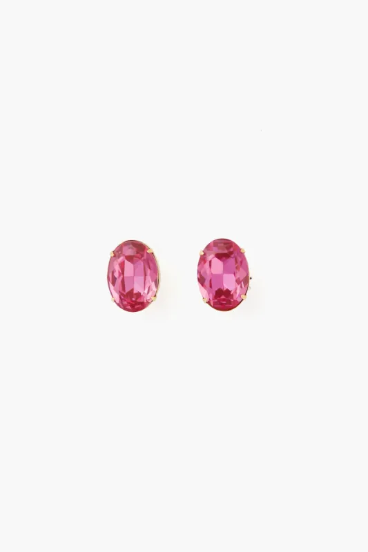 Fuchsia Gemma Stud Earring sold by Tuckernuck