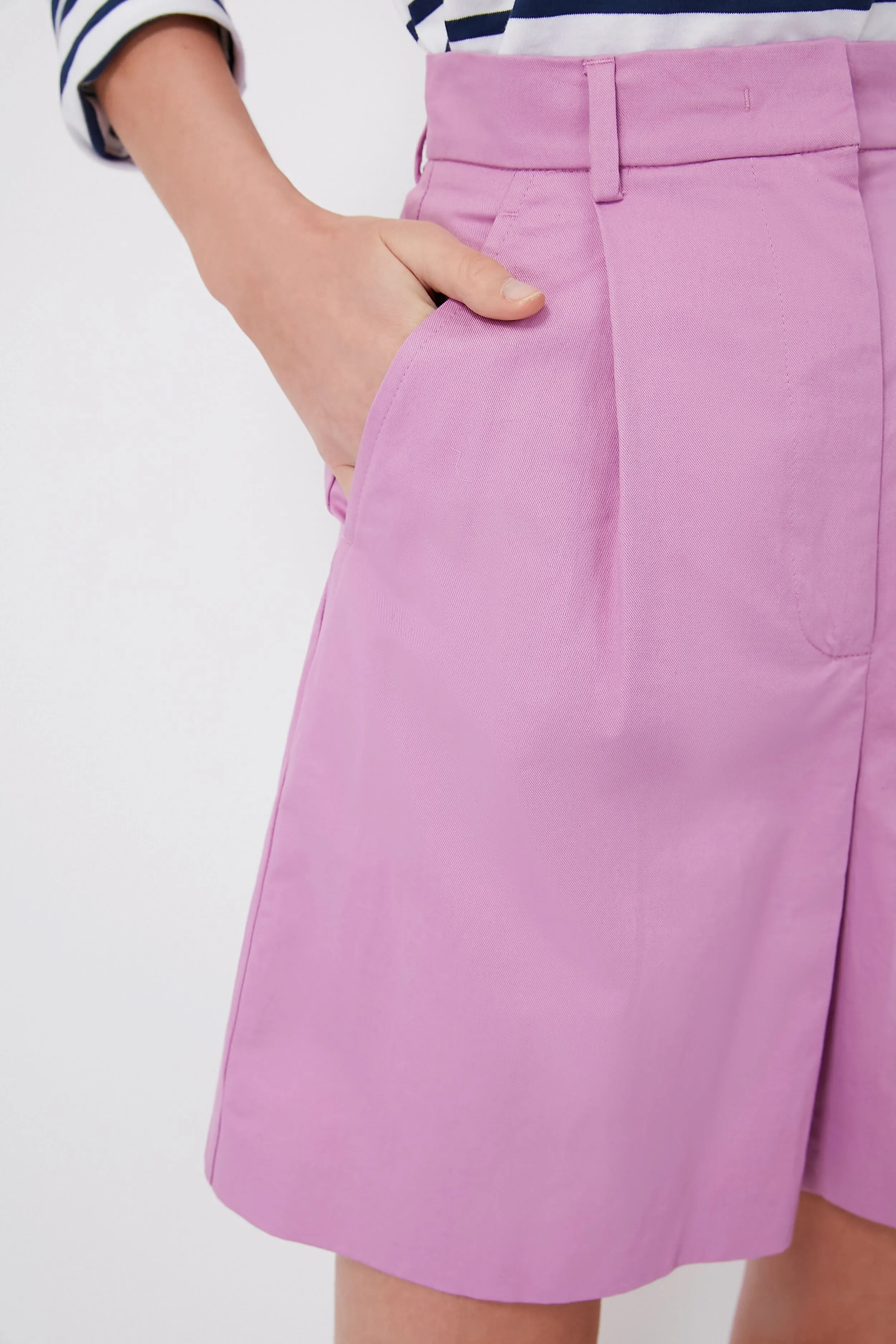 Lilac Ecuba Trouser Shorts sold by Tuckernuck product image thumbnail 5