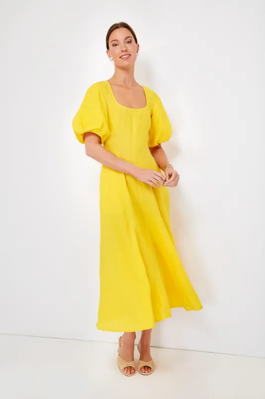 Sunny Yellow Nell Dress sold by Tuckernuck