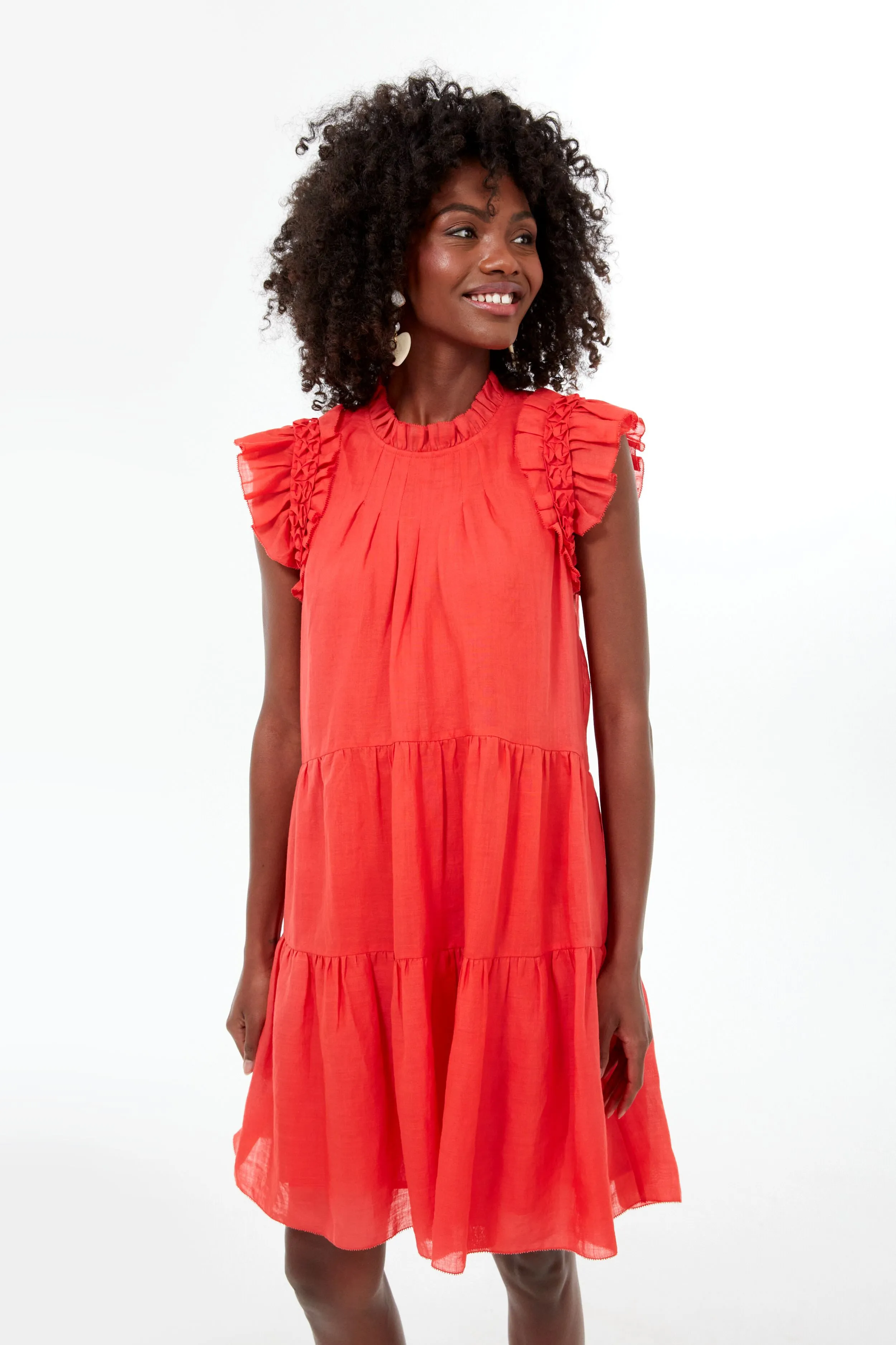 Exclusive Red Short Sleeve Tunic sold by Tuckernuck product image thumbnail 2