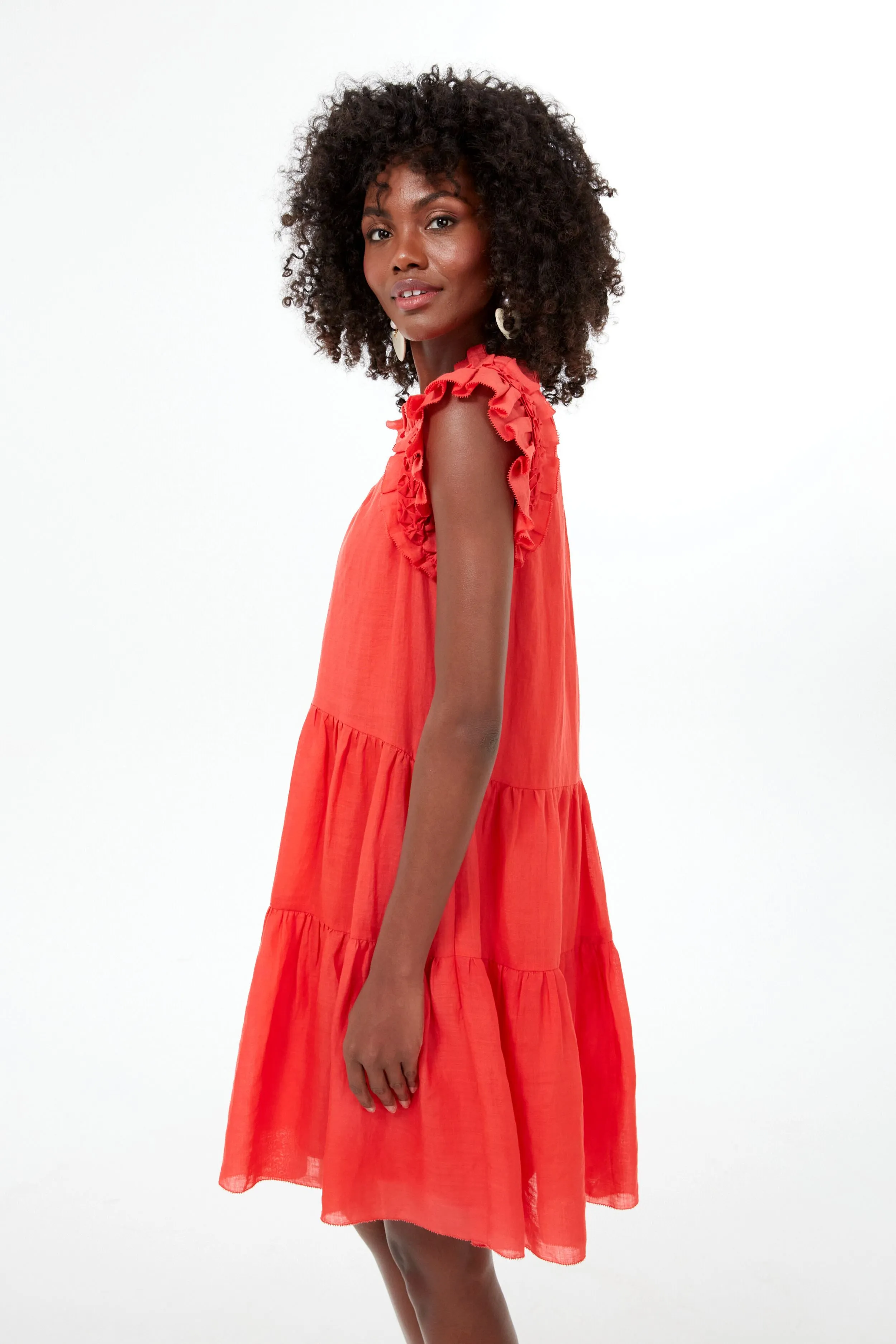 Exclusive Red Short Sleeve Tunic sold by Tuckernuck product image thumbnail 3