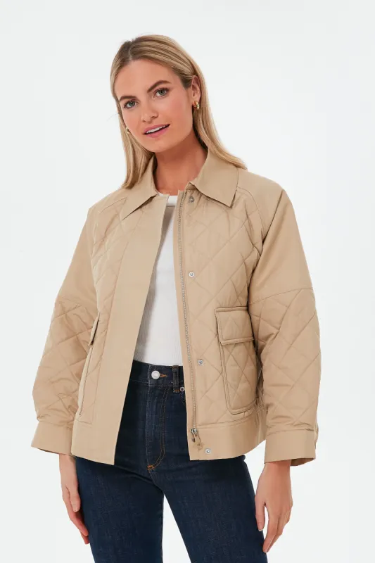 Beige Verbas Jacket sold by Tuckernuck