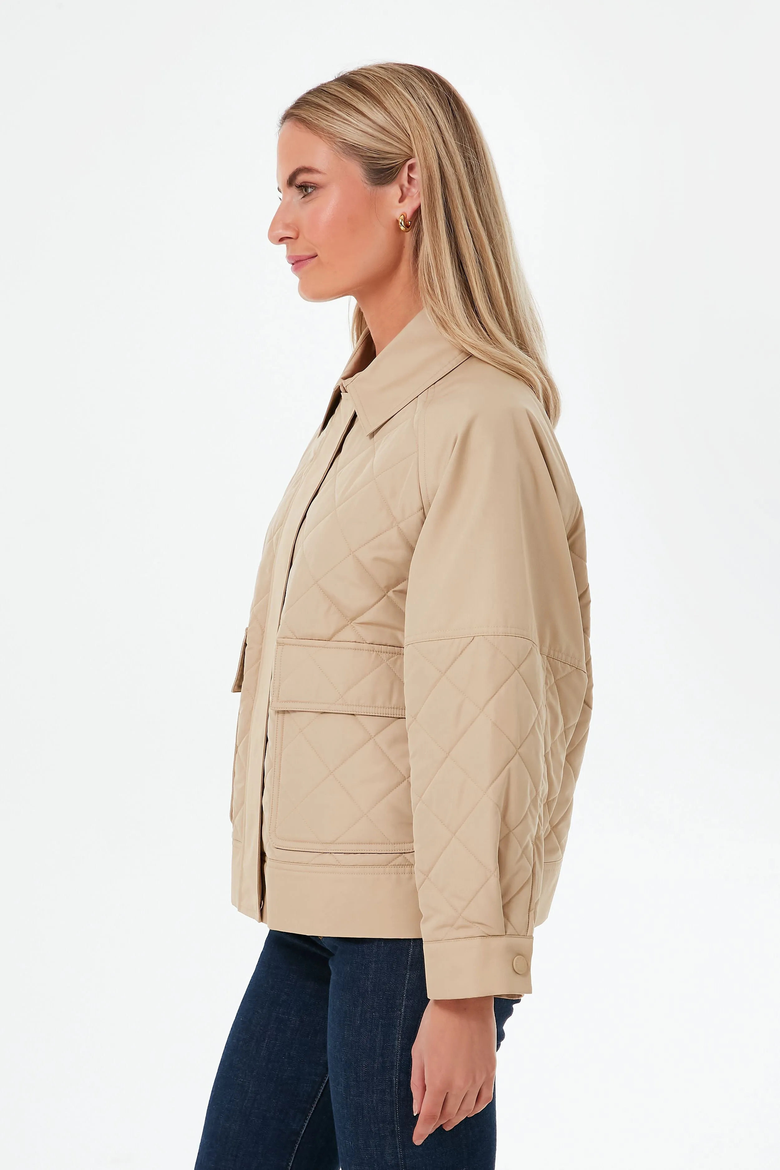 Beige Verbas Jacket sold by Tuckernuck product image thumbnail 3