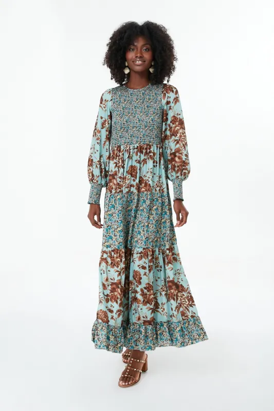 Robin's Egg Floral Libby Dress sold by Tuckernuck