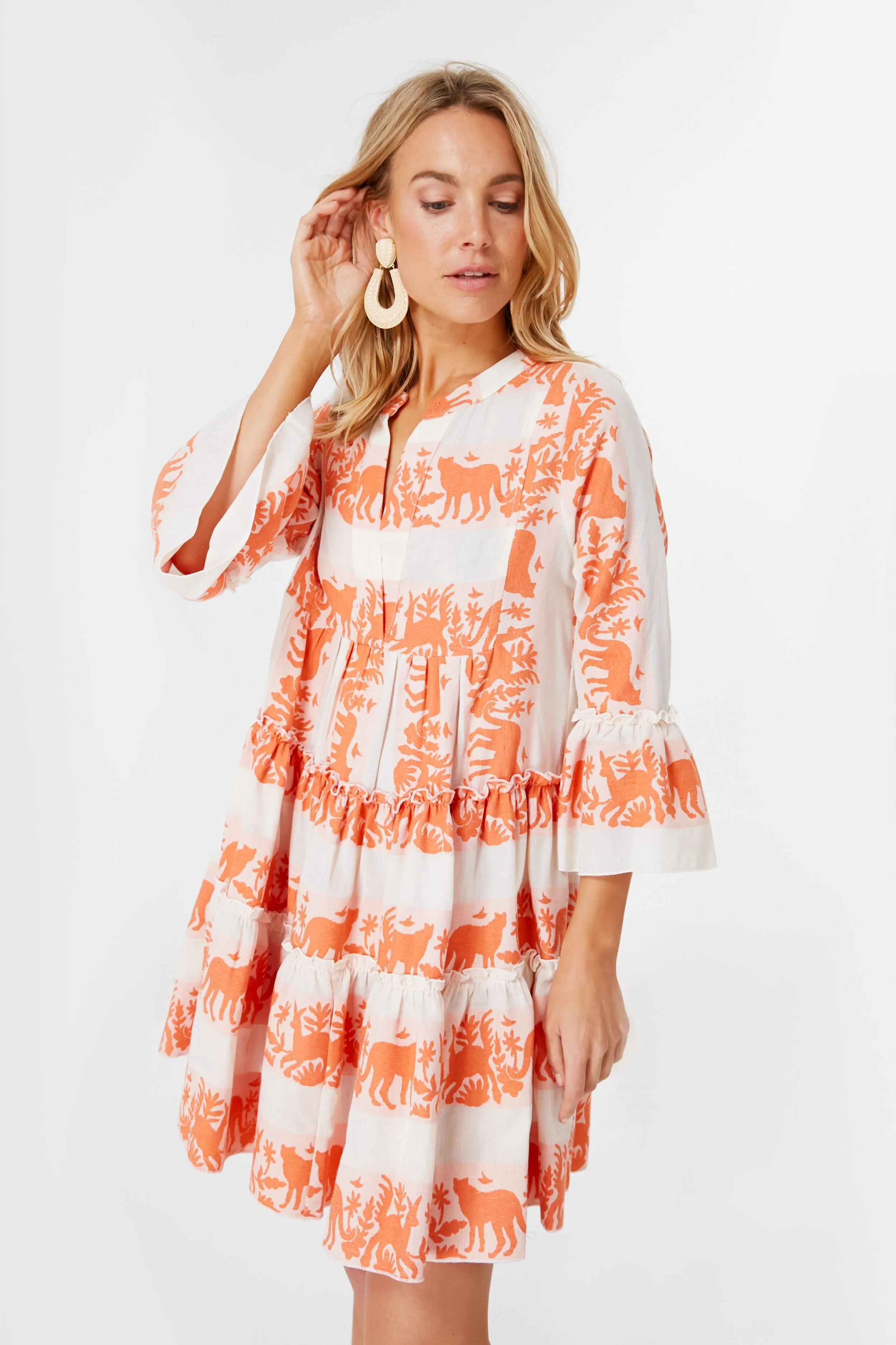 Ecru Clio Ruffle Dress sold by Tuckernuck product image thumbnail 2