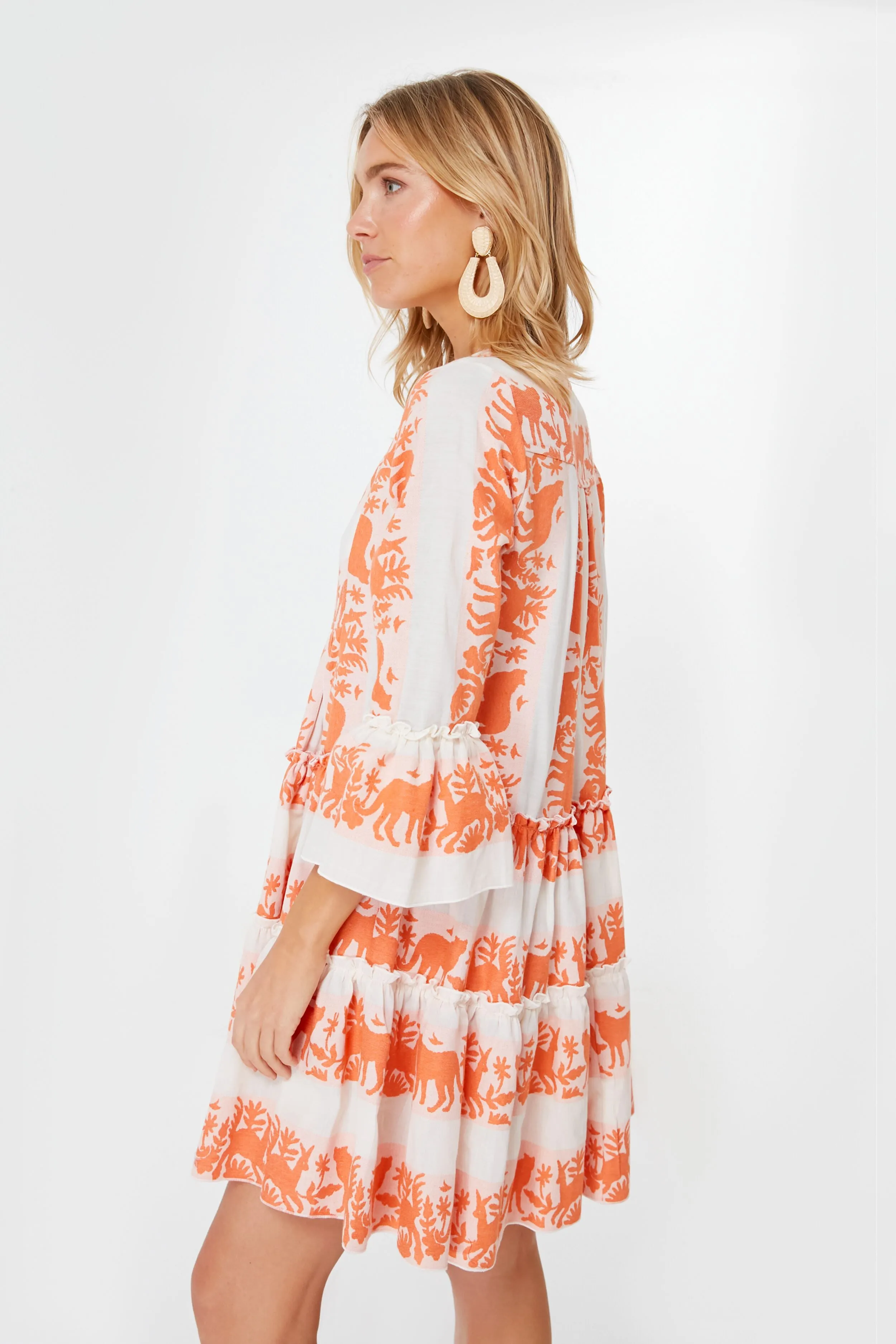 Ecru Clio Ruffle Dress sold by Tuckernuck product image thumbnail 3