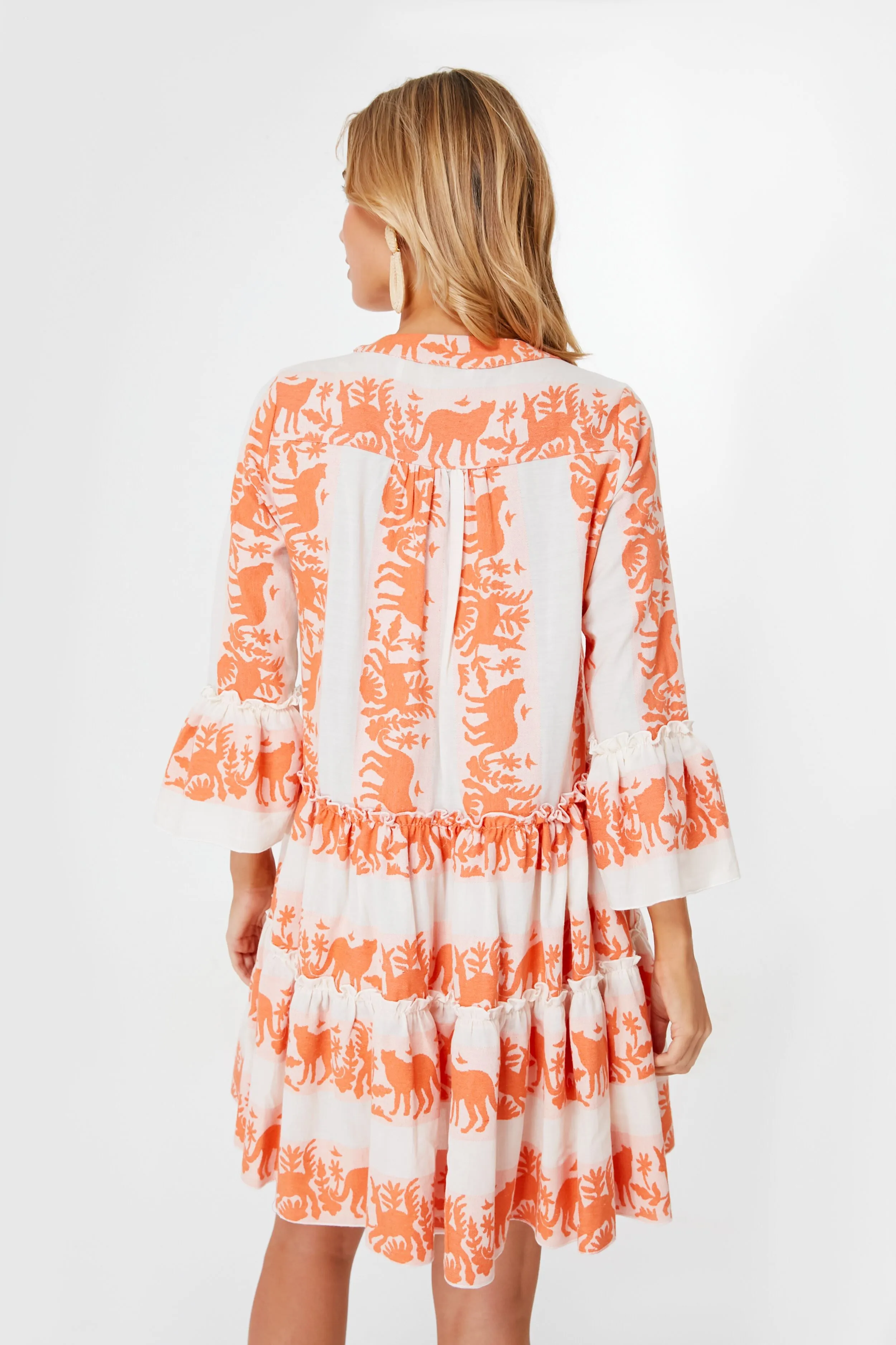 Ecru Clio Ruffle Dress sold by Tuckernuck product image thumbnail 4