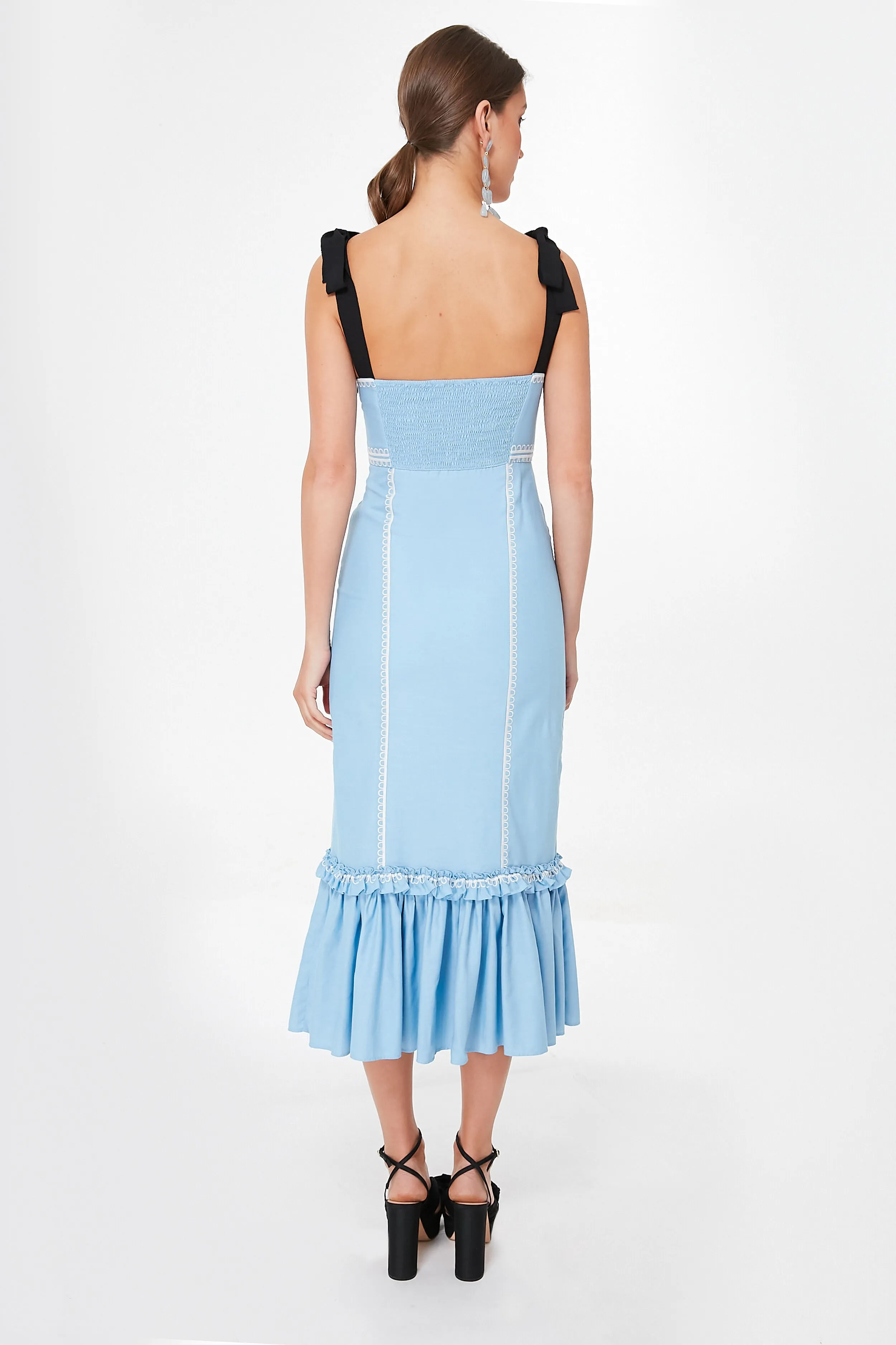 Light Blue Greta Dress sold by Tuckernuck product image thumbnail 4
