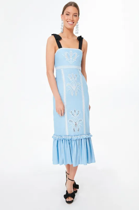 Light Blue Greta Dress sold by Tuckernuck
