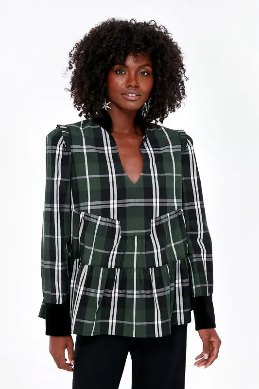 Tartan Bristol Top sold by Tuckernuck