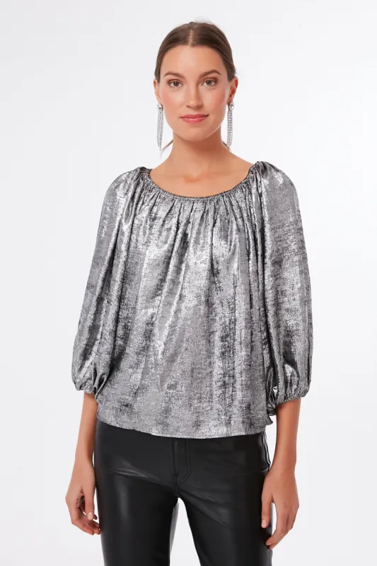 Silver Palmette Top made by THE GREAT.