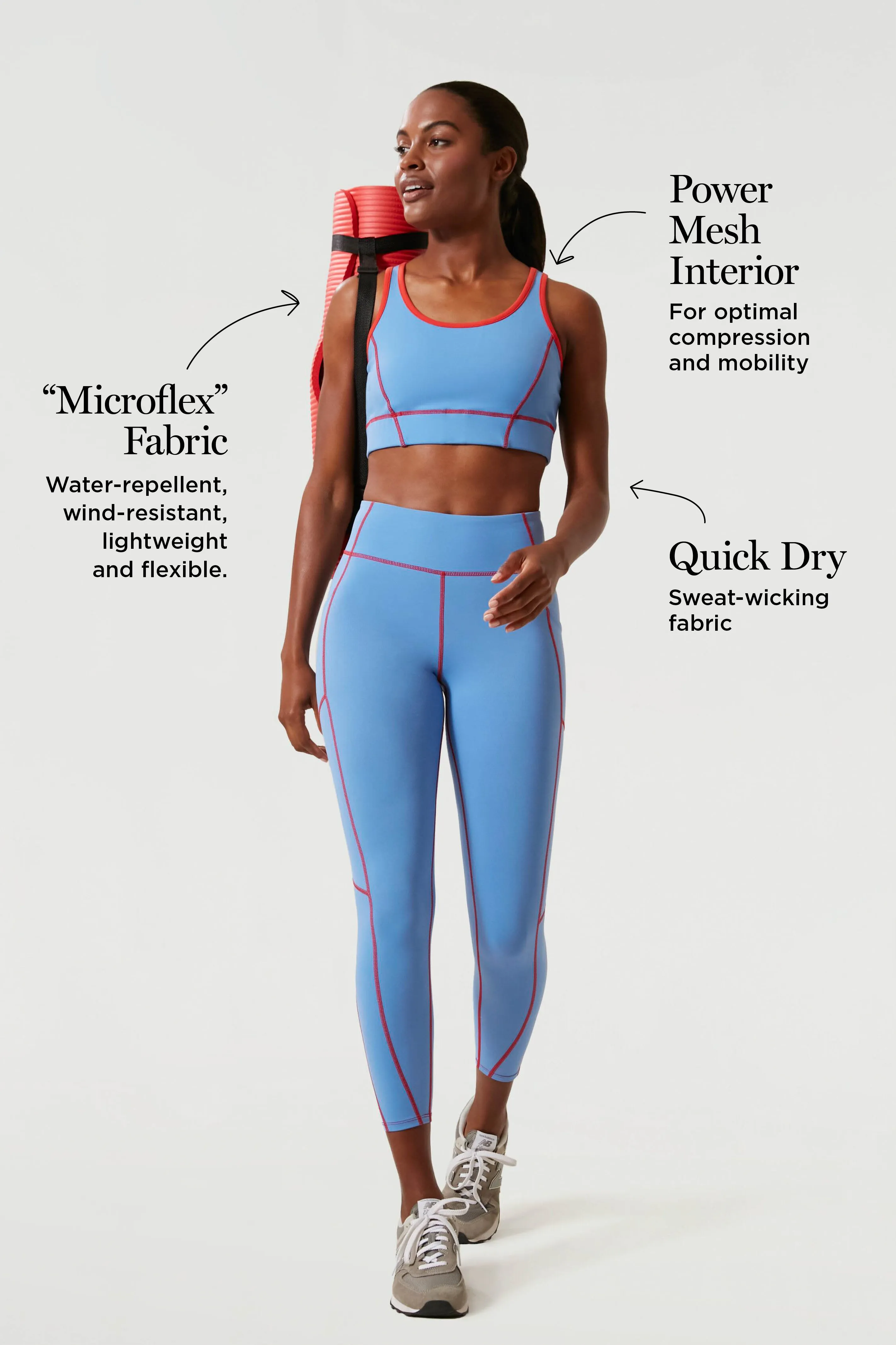 Boogie Down Blue Jean Sports Bra sold by Tuckernuck product image thumbnail 3