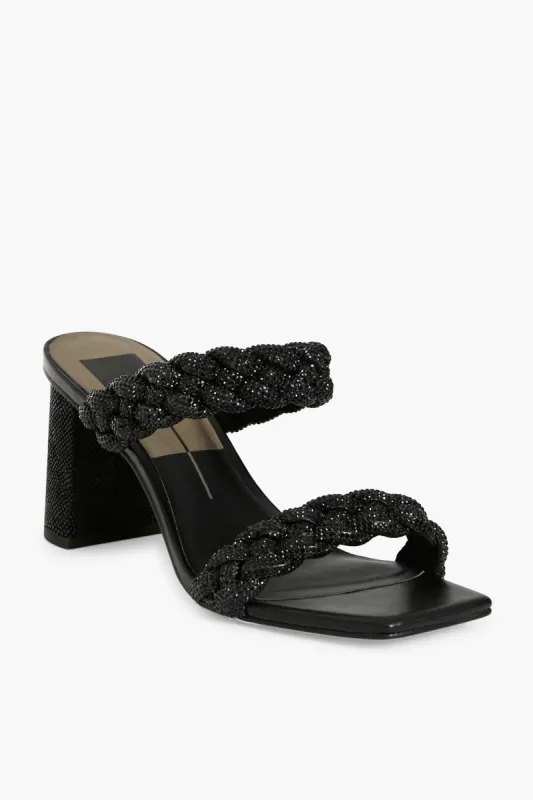 Black Paily Rhinestone Heels sold by Tuckernuck