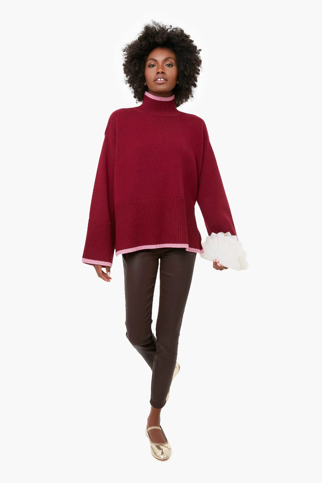 Maroon Larsen Sweater sold by Tuckernuck product image thumbnail 2