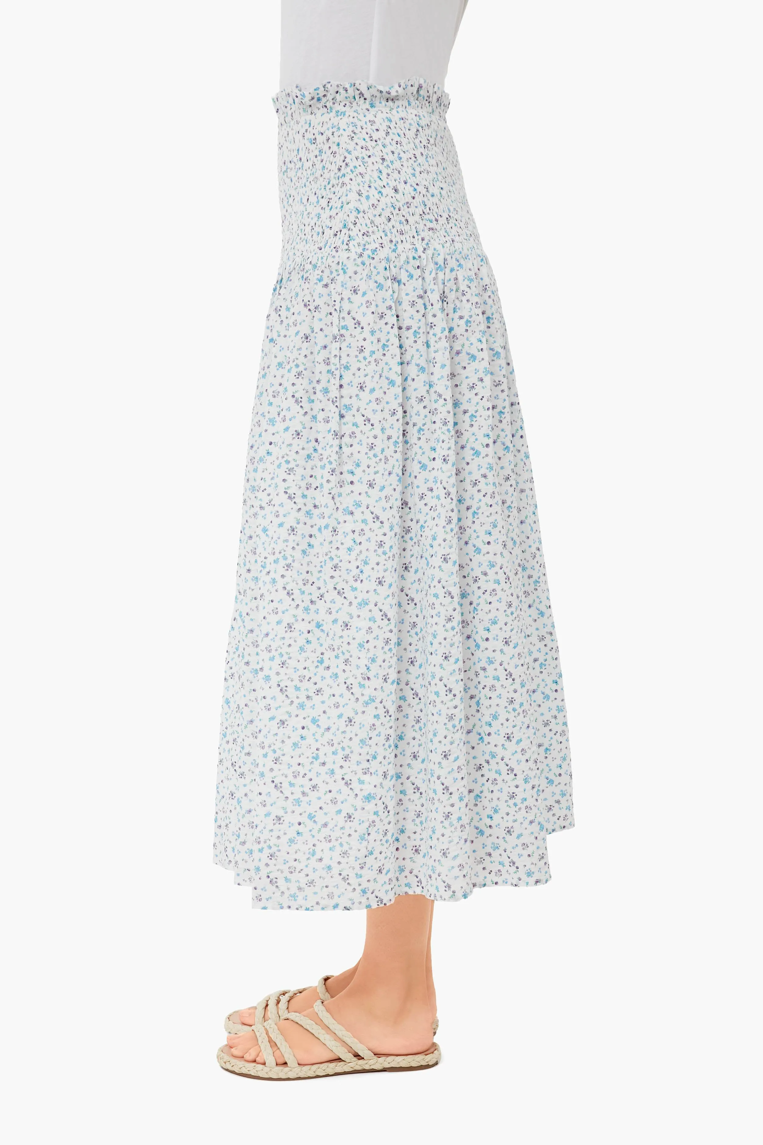 Ditsy Floral Clare Midi Skirt sold by Tuckernuck product image thumbnail 3