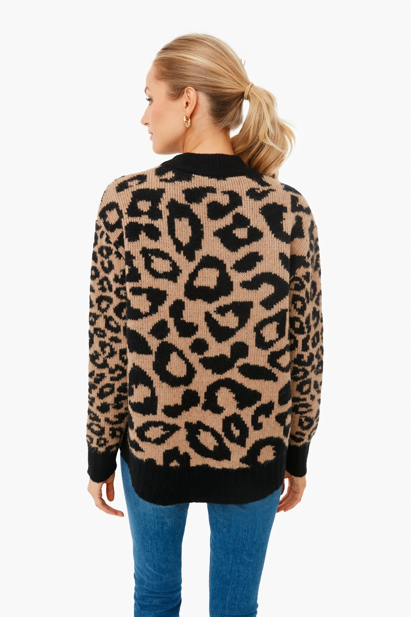 Leopard Siri Sweater sold by Tuckernuck product image thumbnail 4