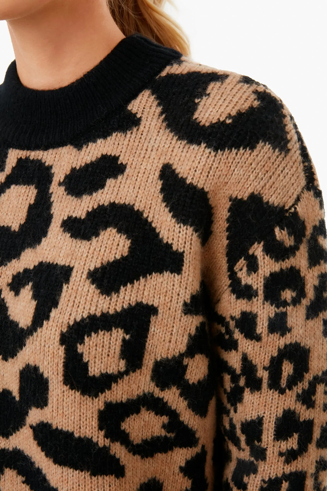 Leopard Siri Sweater sold by Tuckernuck product image thumbnail 5