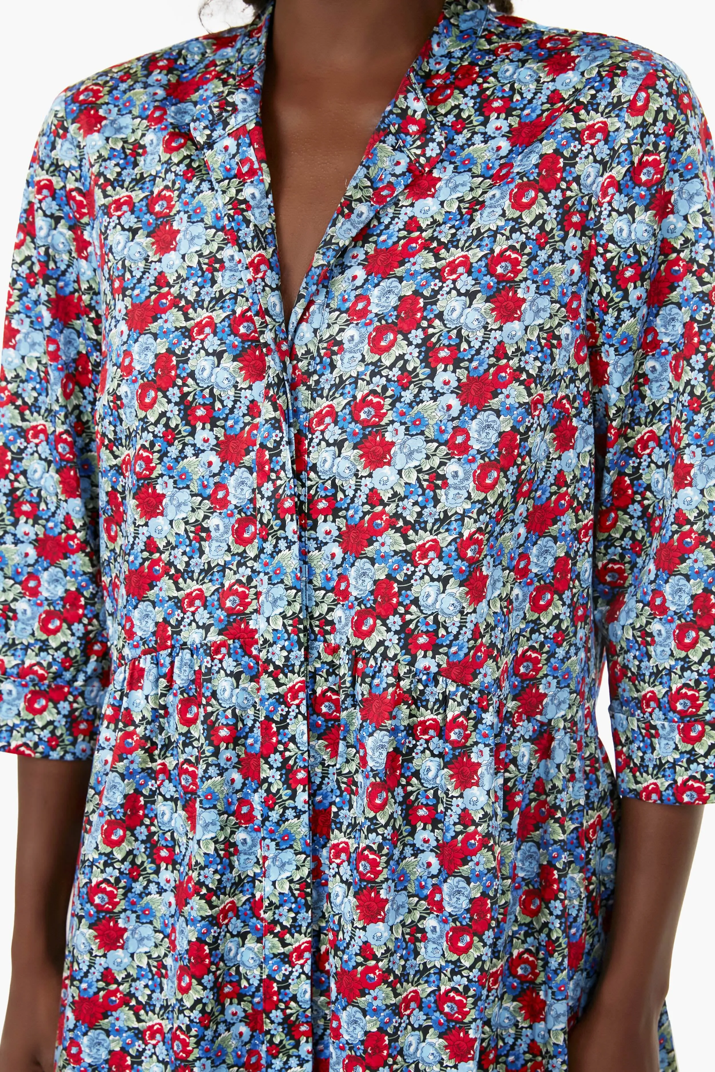 Queens Garden Royal Shirt Dress sold by Tuckernuck product image thumbnail 5