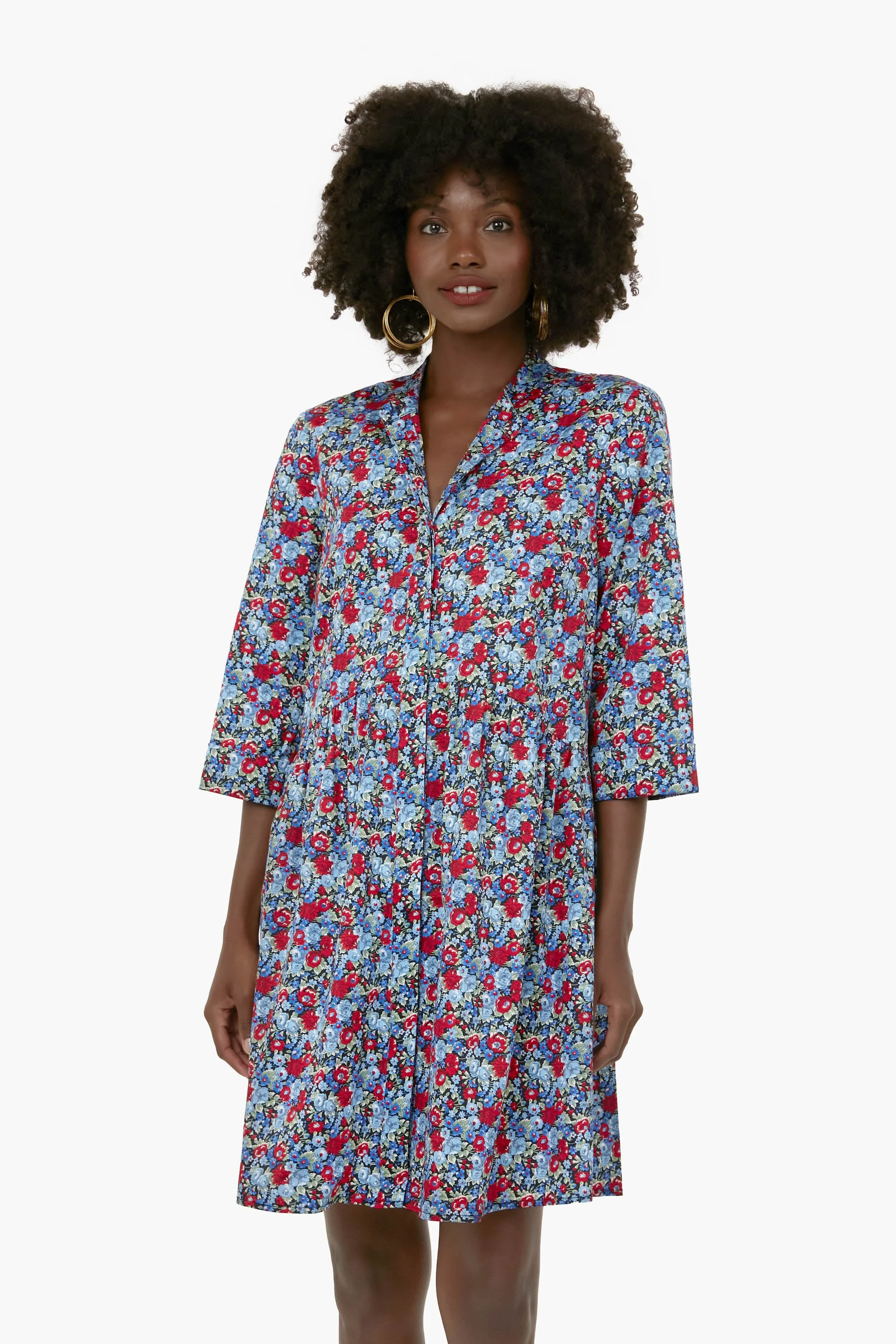 Queens Garden Royal Shirt Dress sold by Tuckernuck product image thumbnail 2