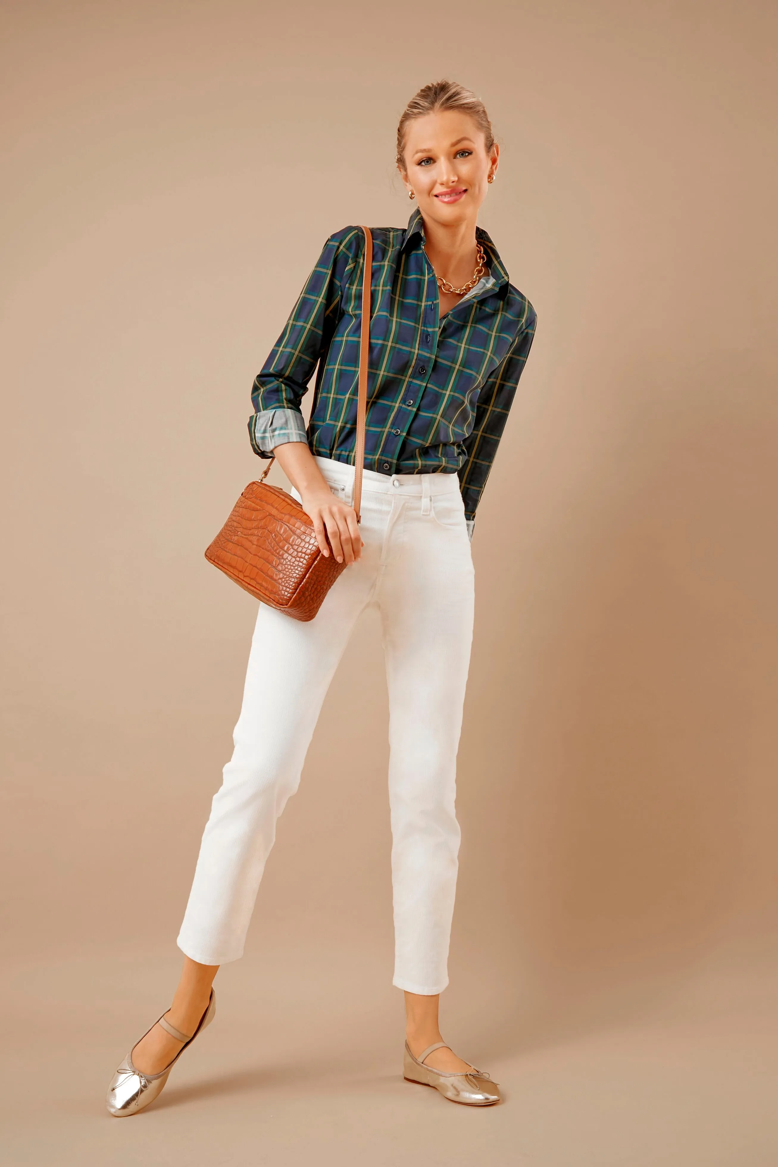 Navy Tartan Plaid Icon Shirt sold by Tuckernuck product image thumbnail 2