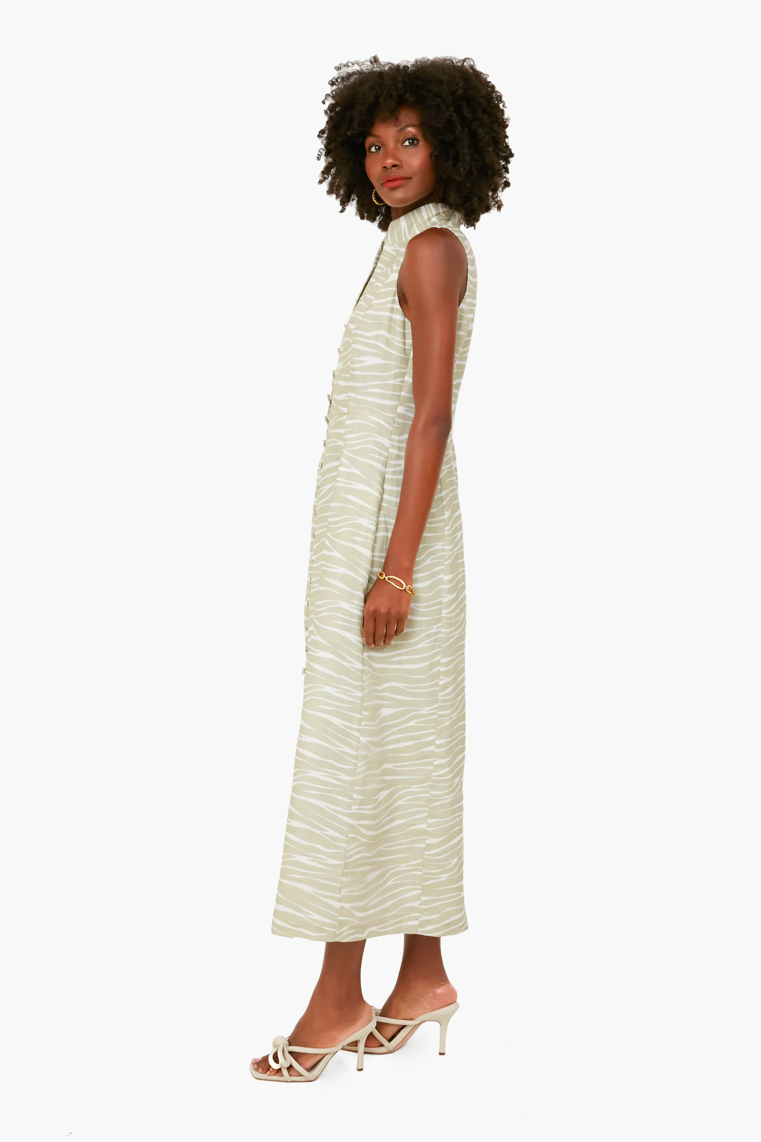 Platinum Zebra Leighton Dress sold by Tuckernuck product image thumbnail 3
